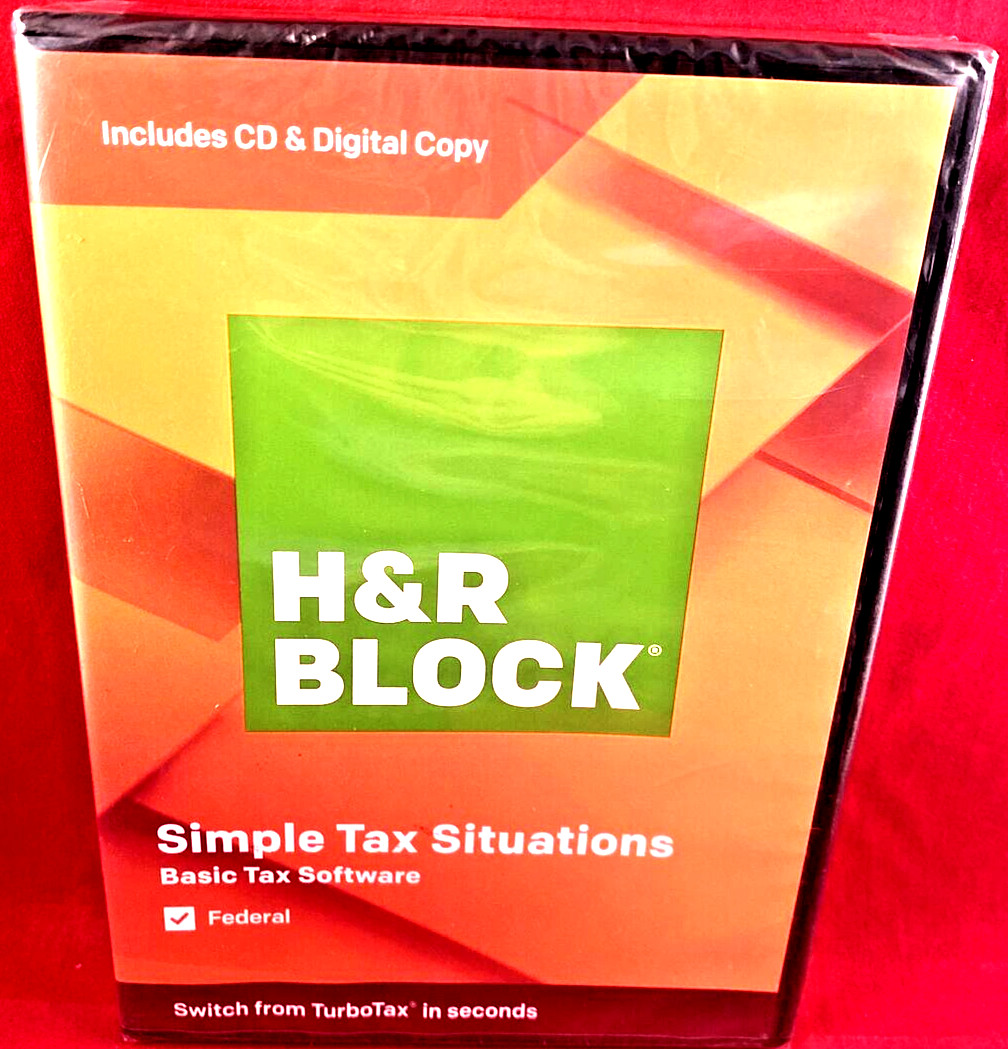 H&R BLOCK Tax Software Basic 2019 for PC/MAC – NEW/SEALED