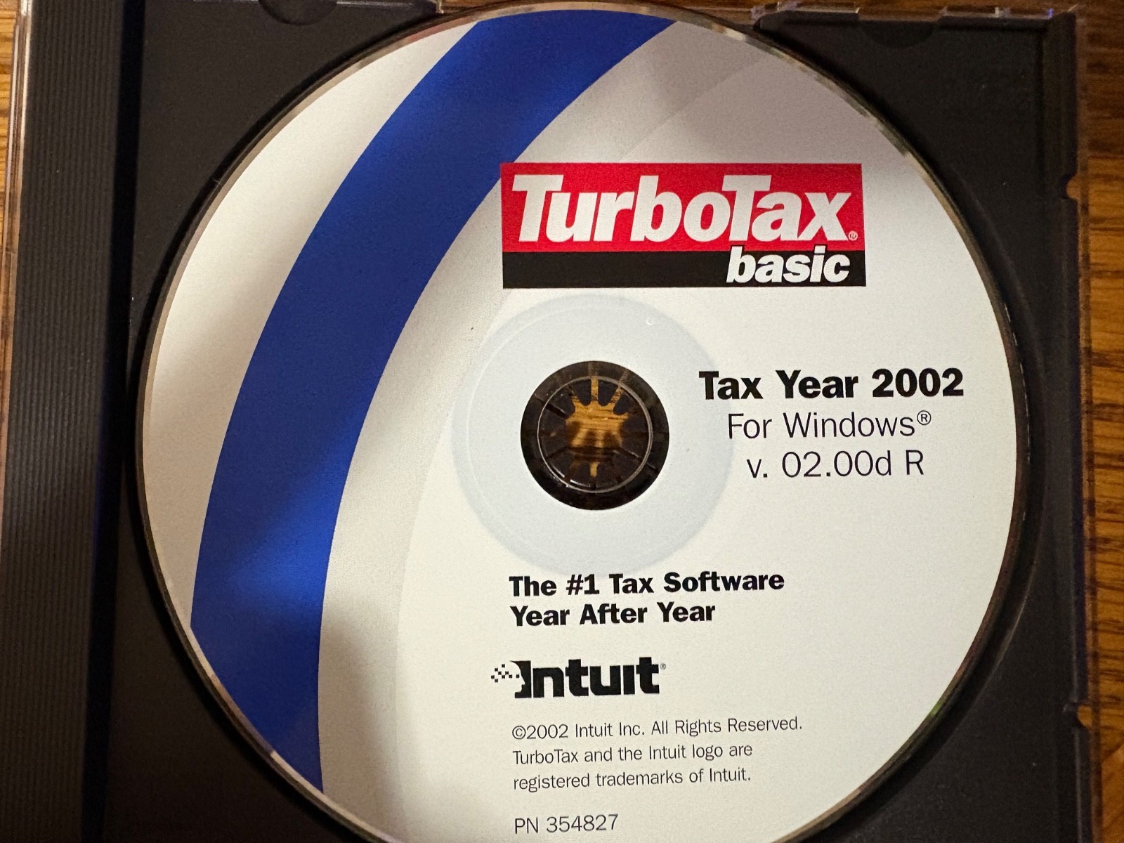 Intuit Turbotax Basic 2002 Software in Jewel Case