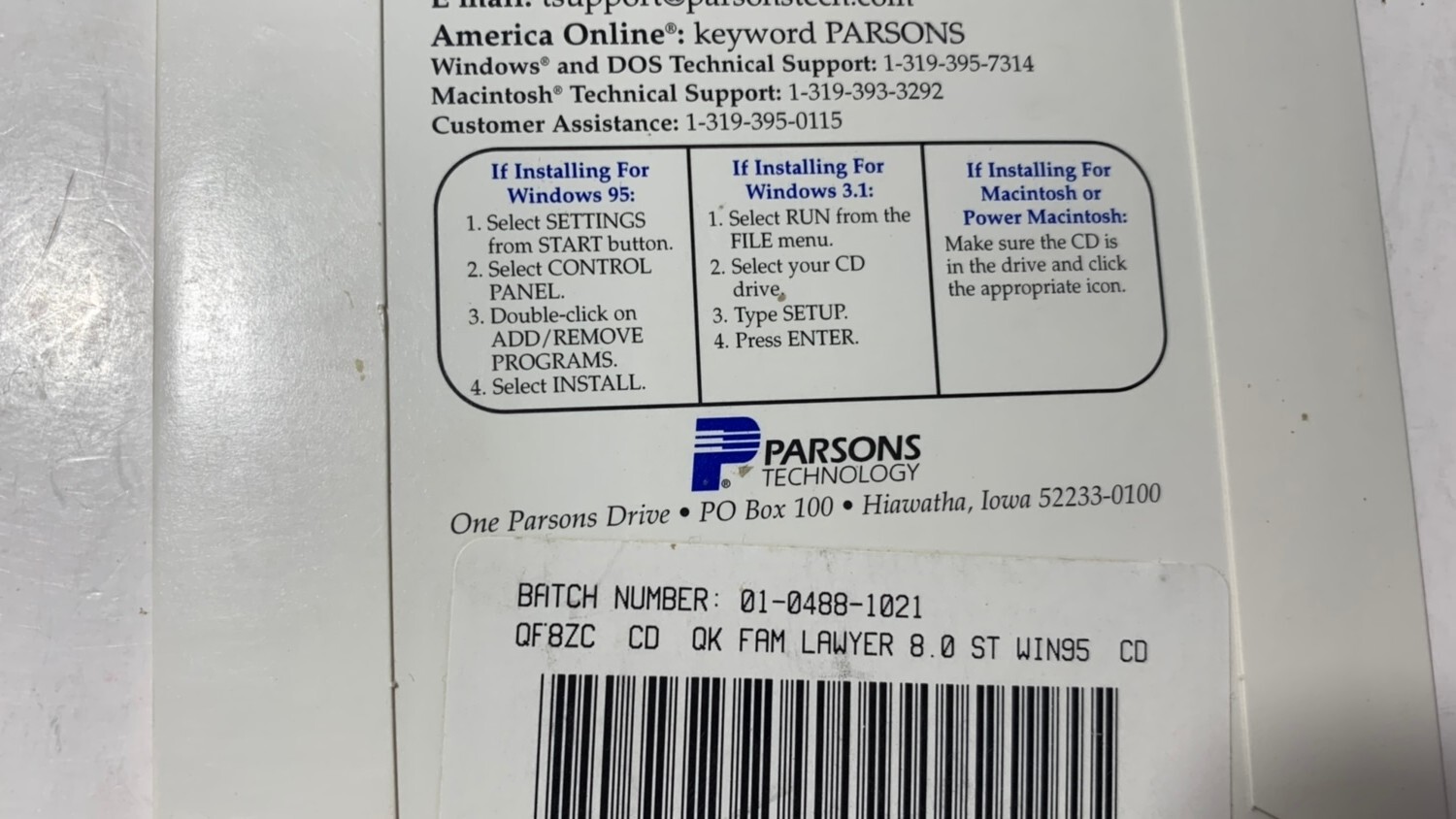 QUICKEN FAMILY LAWYER Deluxe 8.0 SOFTWARE CD