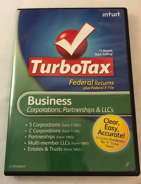 2010 TurboTax BUSINESS Federal Returns/E-file for Windows