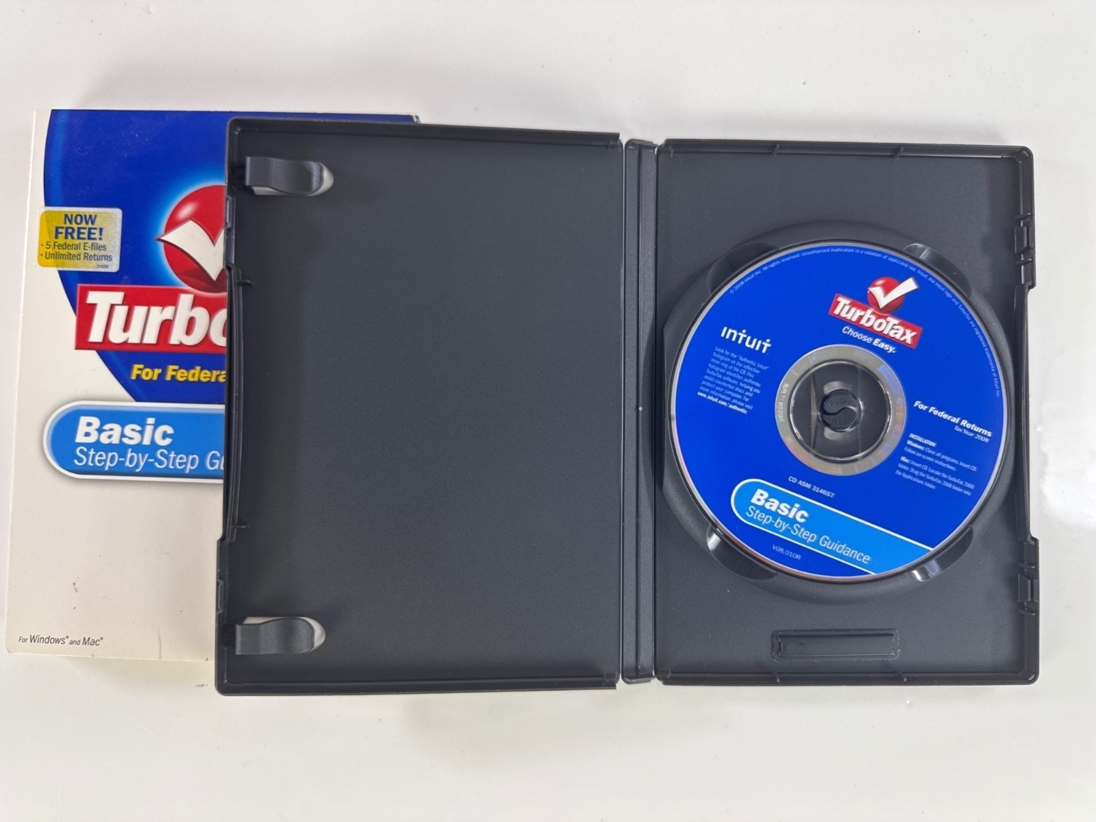2008 TurboTax Basic for Federal Returns for Windows and Mac