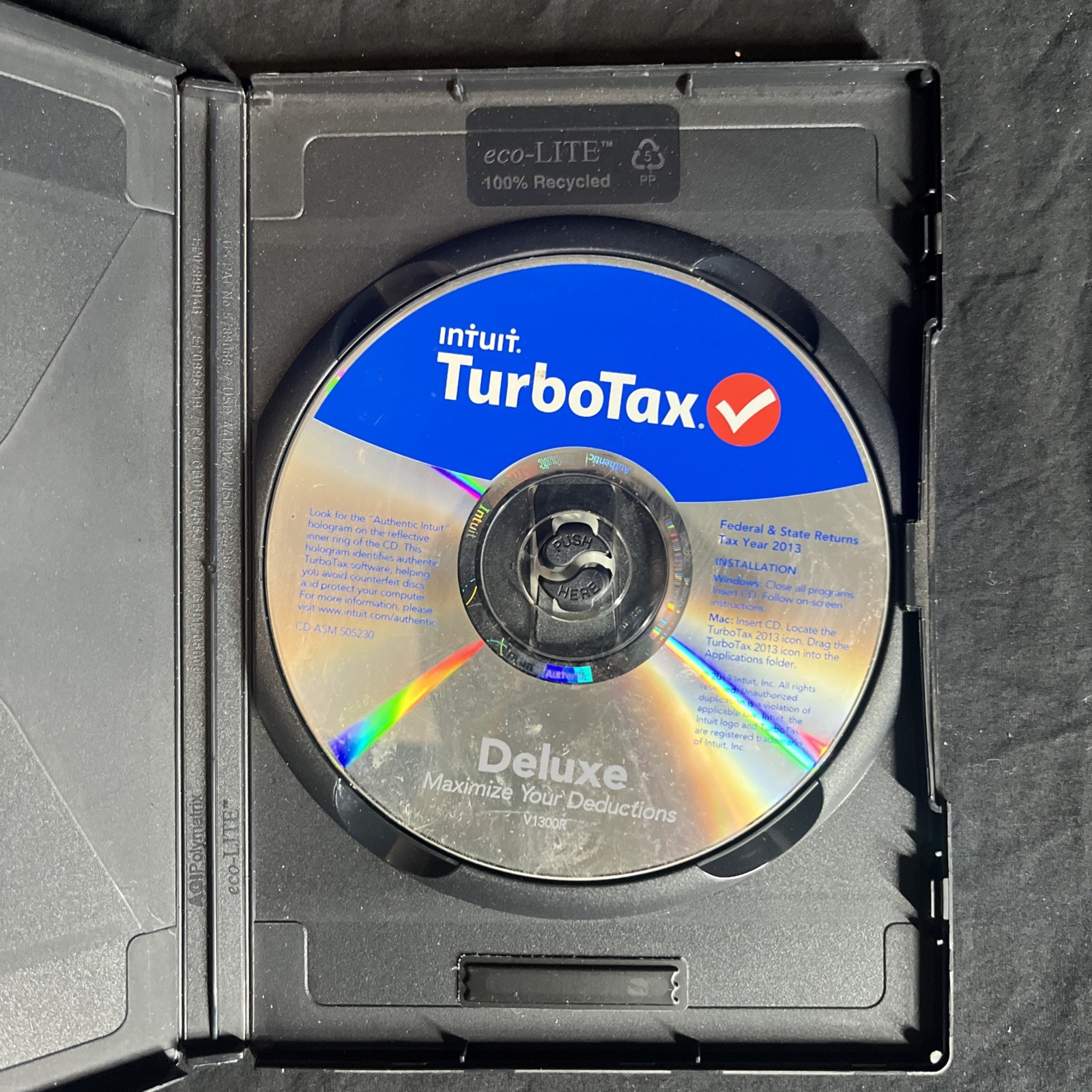 TurboTax Deluxe Federal & State 2013 for Windows/Mac