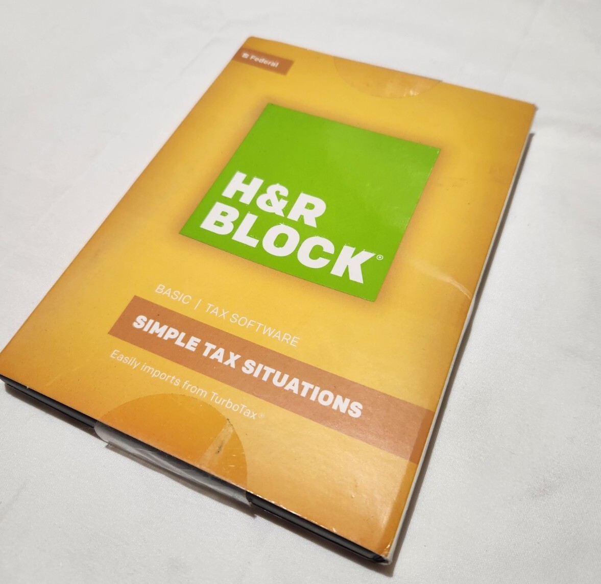 H&R Block Simple Tax Situations Software 2016 PC Mac Federal Returns NEW Sealed