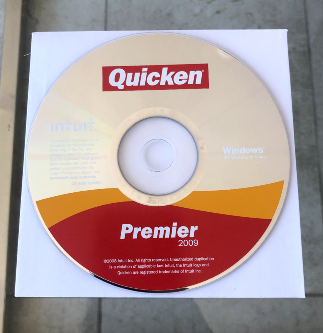 Intuit Quicken Premier 2009 For Windows XP/Vista