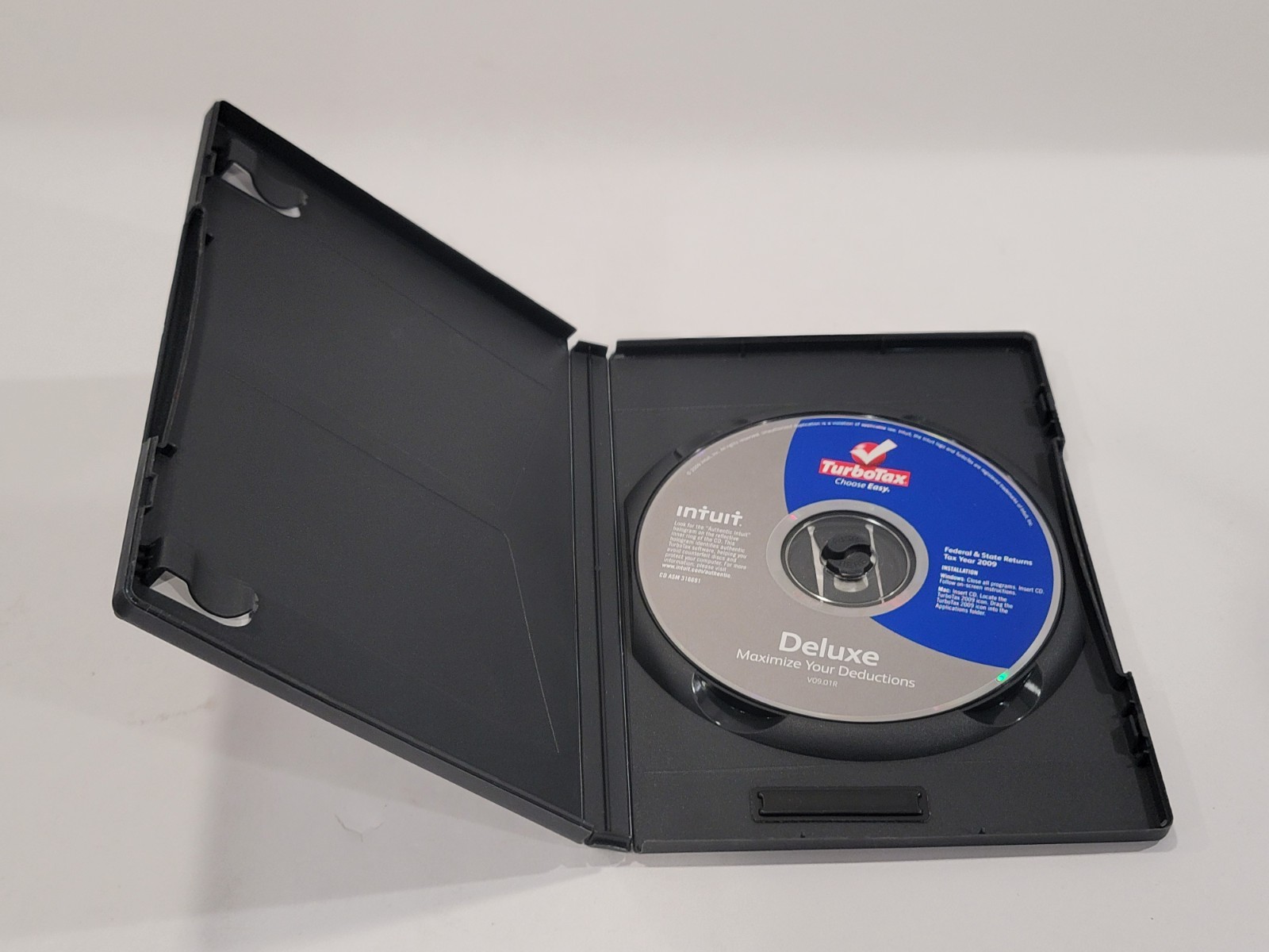 Intuit TurboTax Deluxe 2009 Software – Federal And State