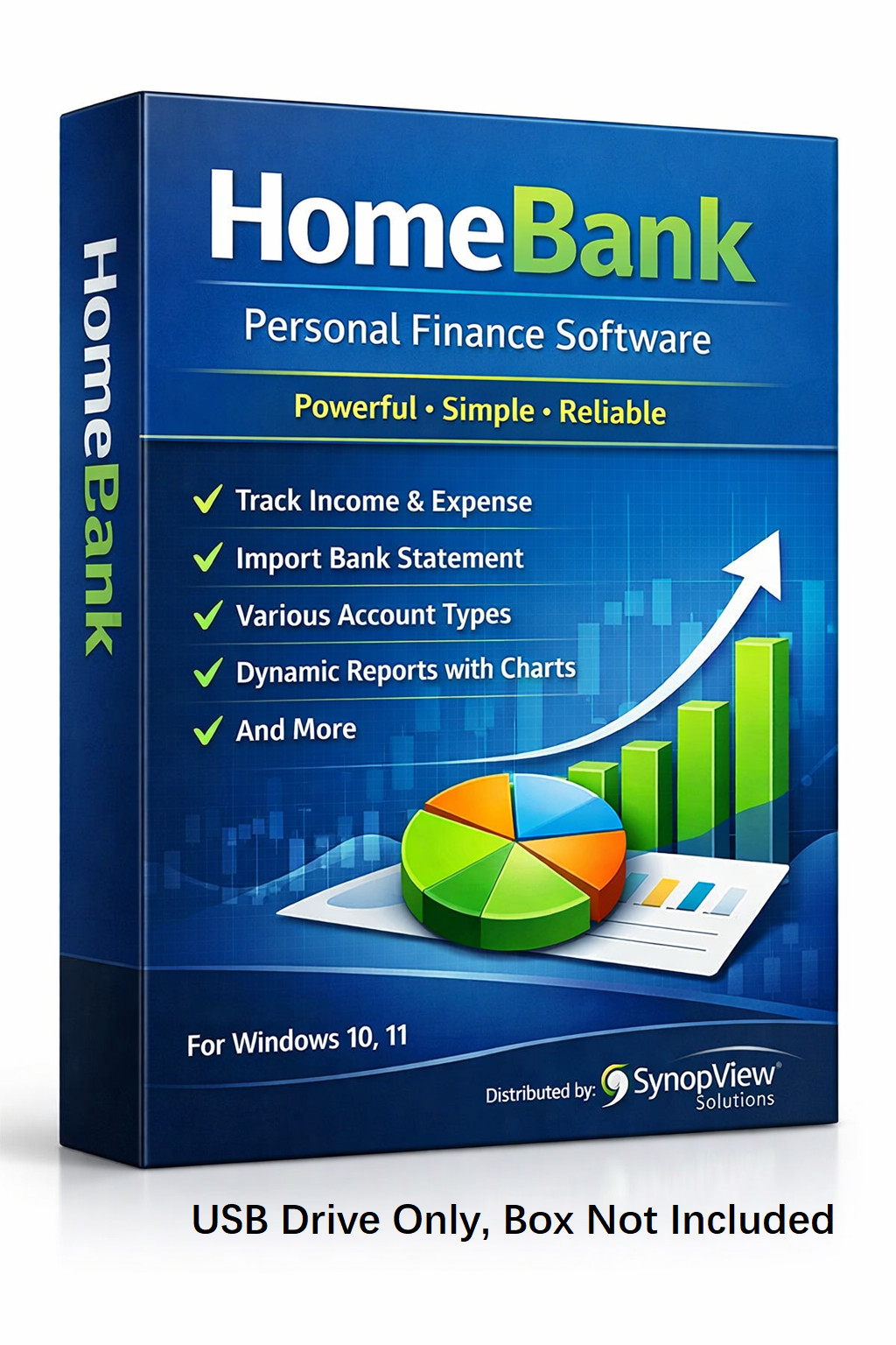 HomeBank Personal Finance software 2026 for Accounting, Budgeting, Finance USB