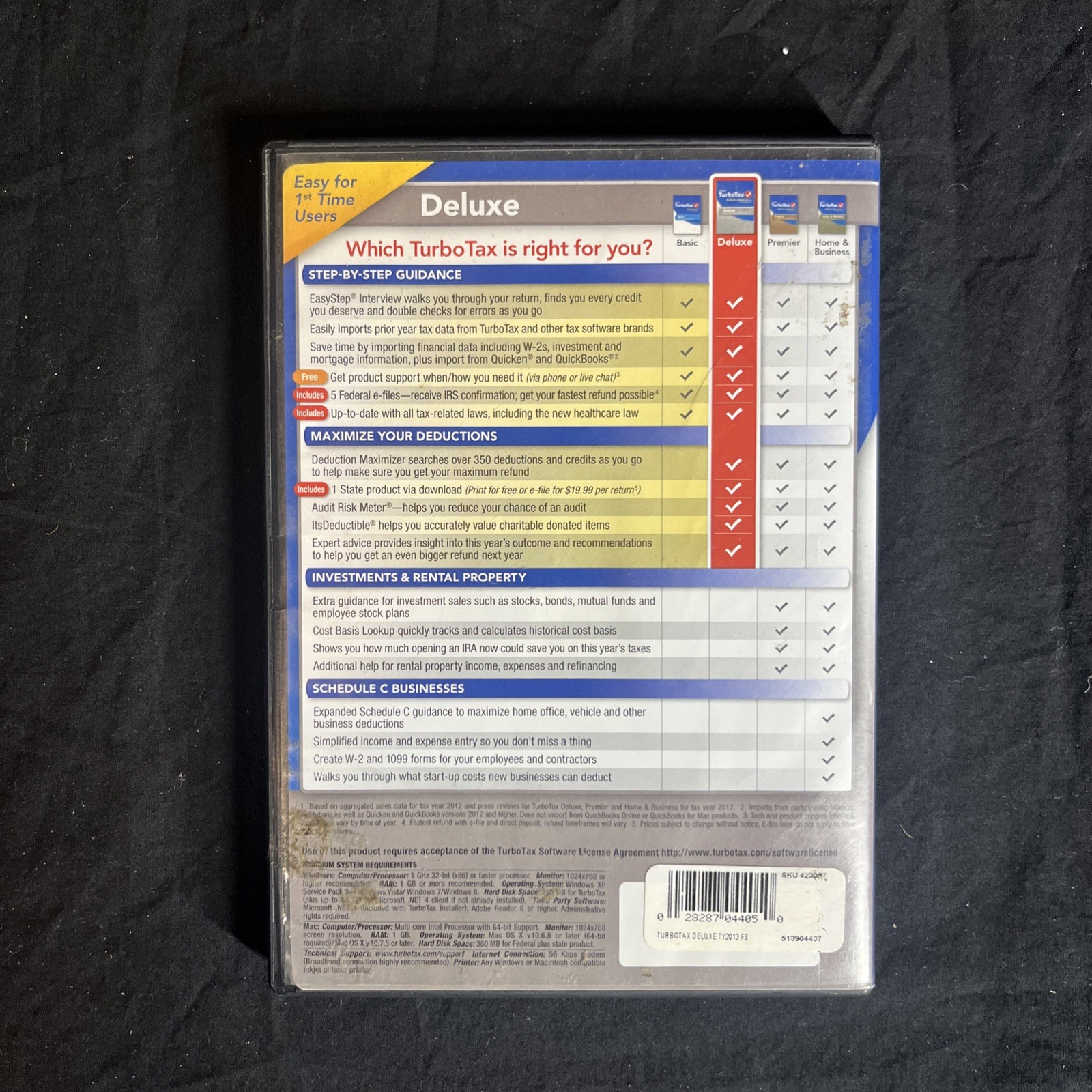 TurboTax Deluxe Federal & State 2013 for Windows/Mac