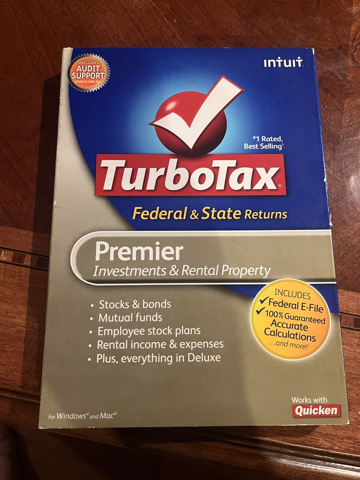 Intuit TurboTax Premier 2009: Federal & State, Investments & Rental Property