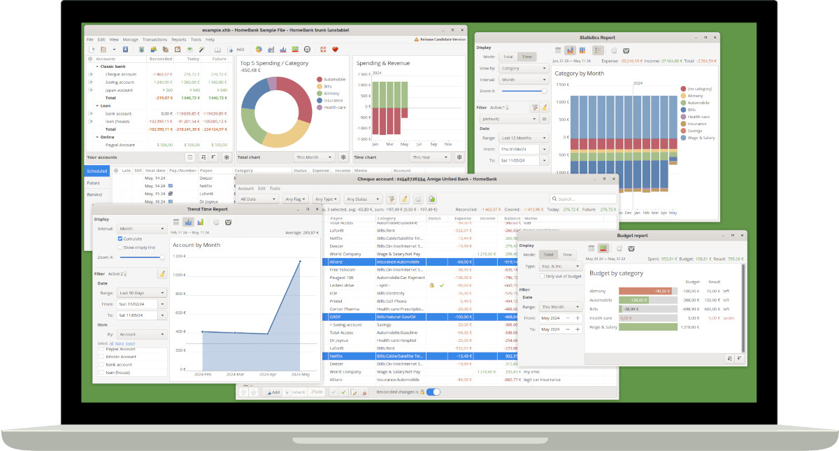 HomeBank Personal Finance Software | OFFLINE Manual | Windows | DVD