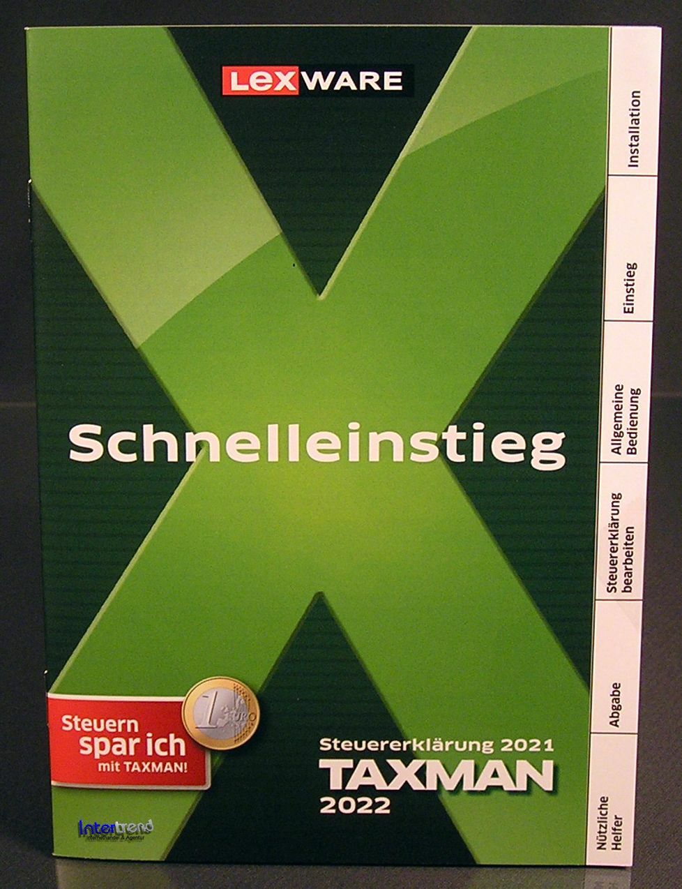 Lexware Taxman 2022 Full Version Box + DVD Tax Year 2021 + Tax Manual NEW