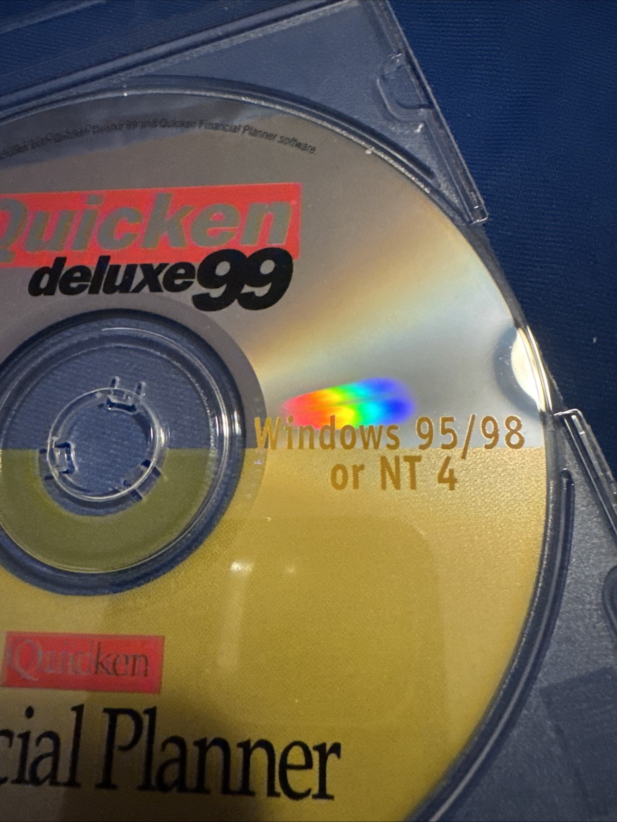 Quicken Deluxe 99 Financial Planner Software For Windows 95, 98 or NT 4