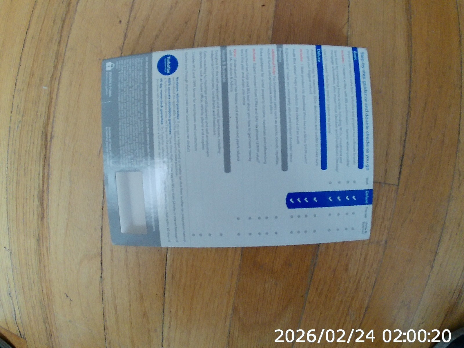 INTUIT TURBOTAX FOR 2016 DELUXE FEDERAL Used once Federal Only No State