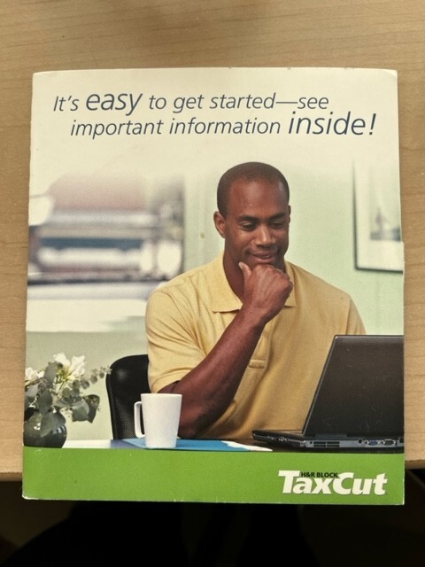 H & R Block 2008 Tax Cut Premium software CD