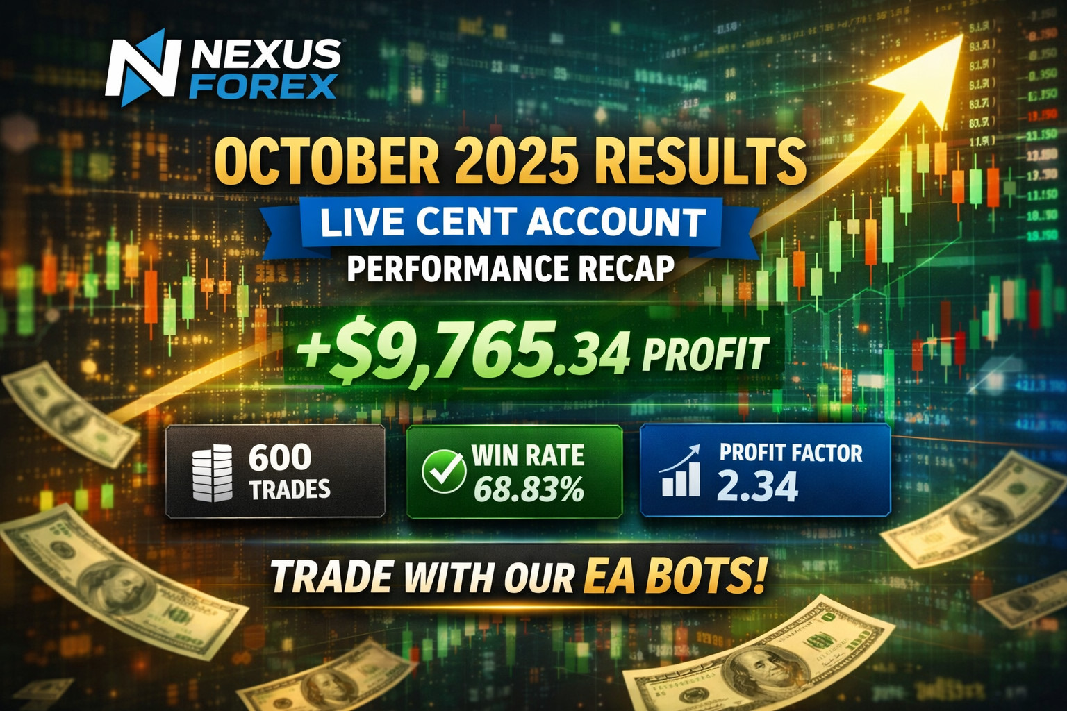#1 Nexus GBPUSD EA MT4 | Auto Trade Robot + Risk Modes + PDF Setup Guide