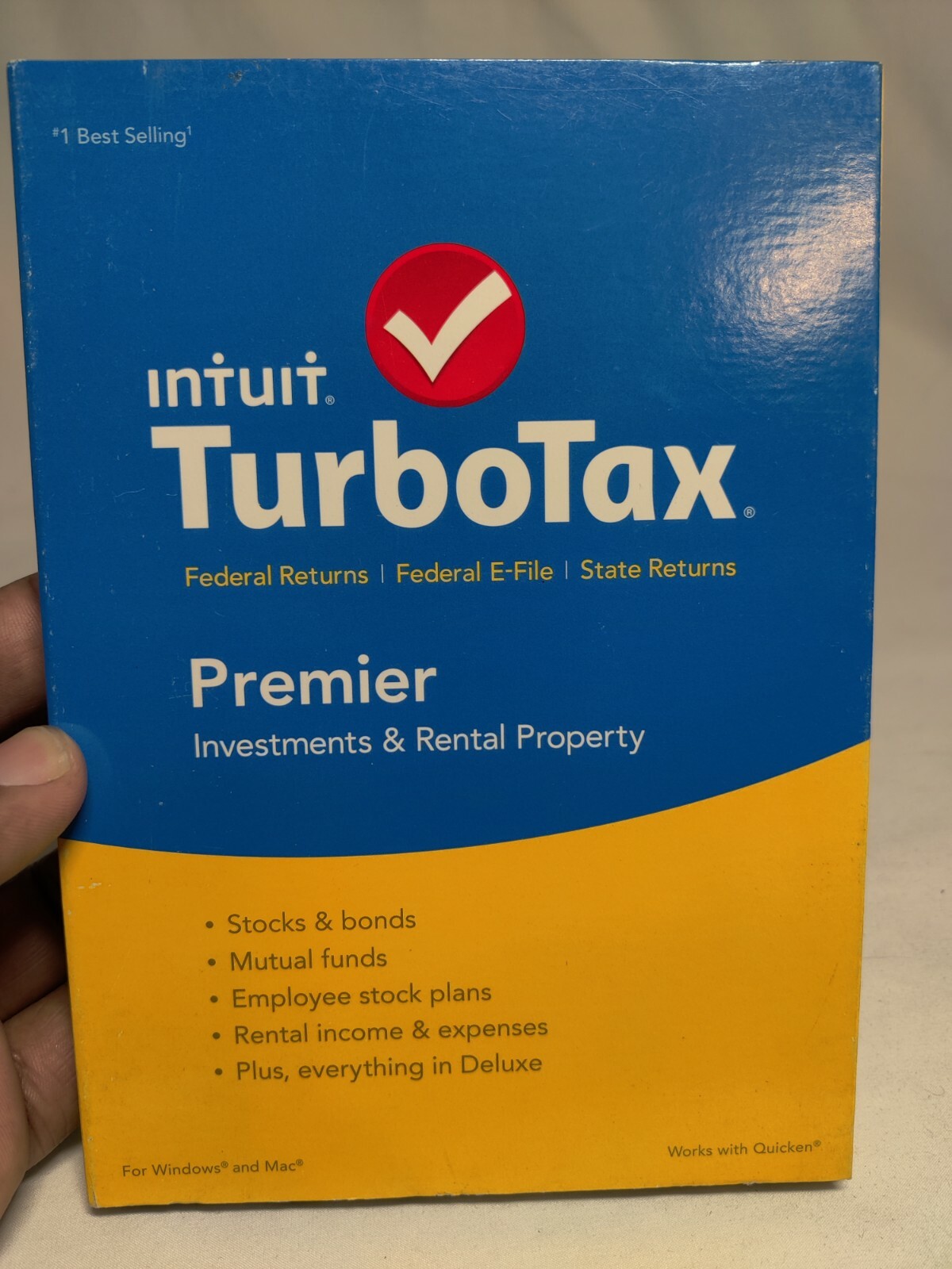 TurboTax Premier 2015 Federal + State Taxes + Fed Efile Tax Preparation Software