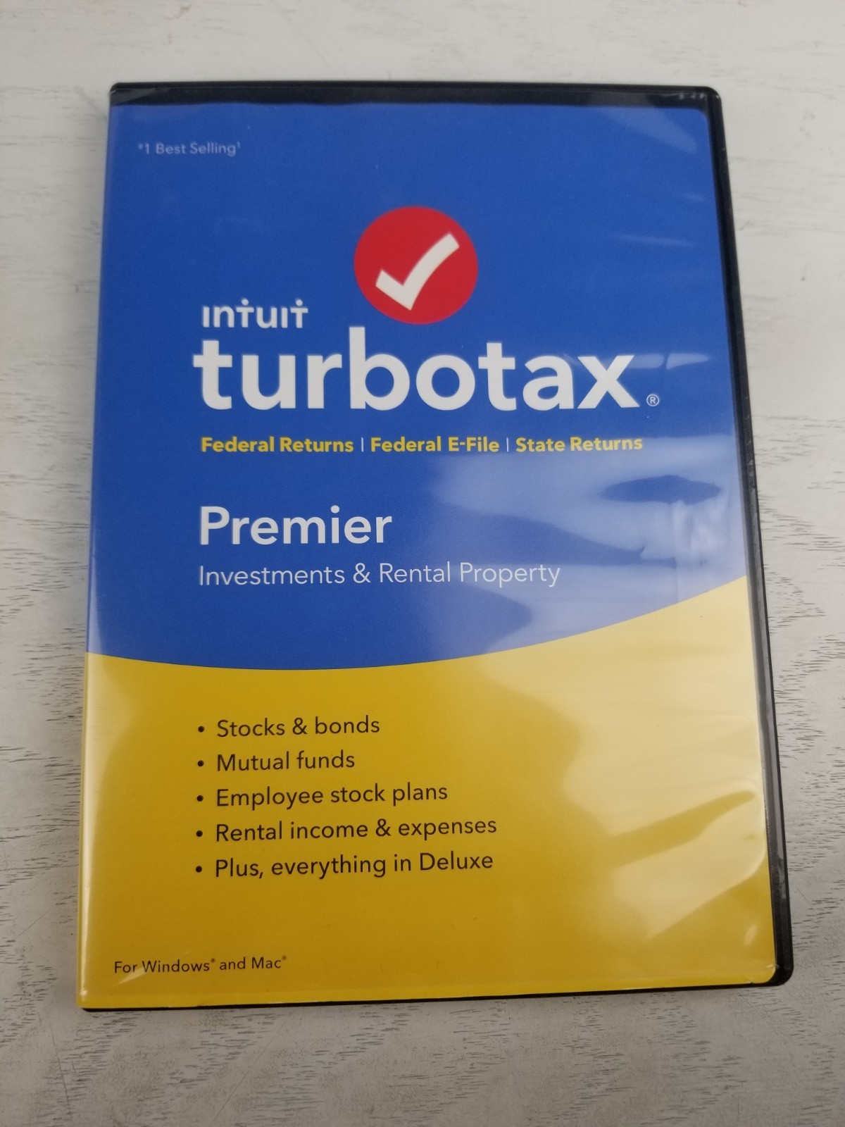 Intuit 2016 TurboTax Premier Federal for Tax with E-file Investments And Rentals