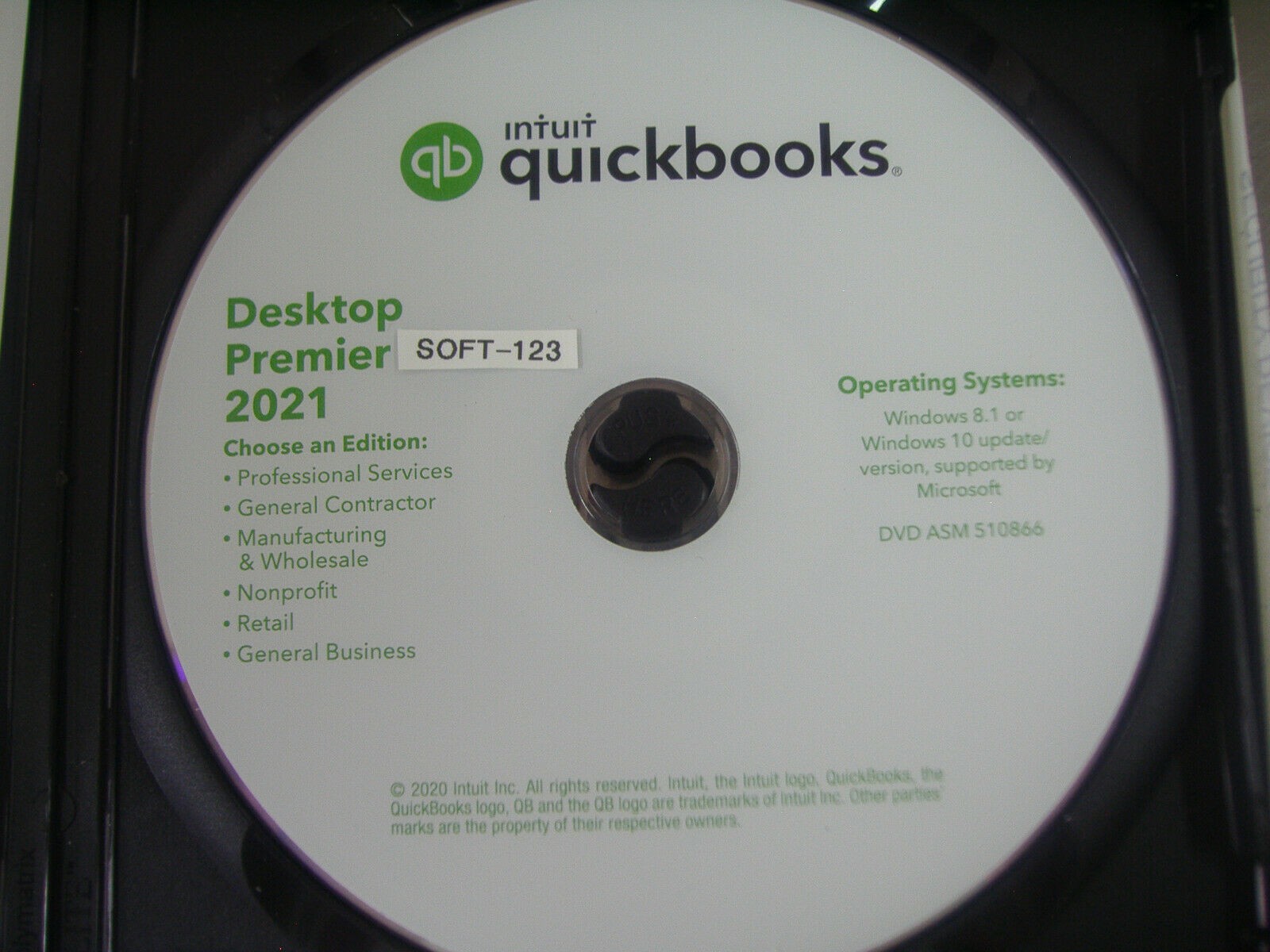 =PERMANENT VERSION= INTUIT QUICKBOOKS DESKTOP PREMIER 2021 FOR WINDOWS PC =NEW=