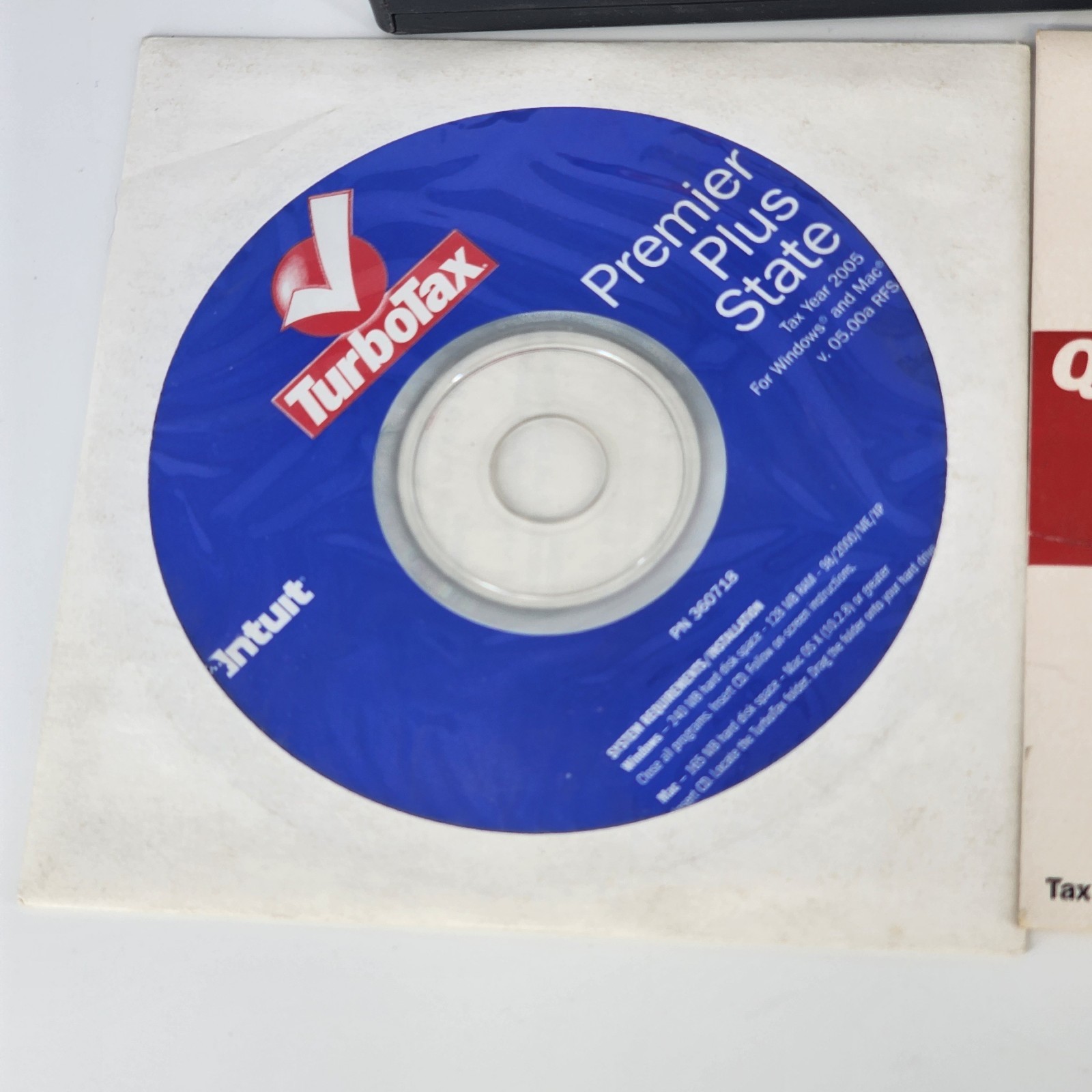 TurboTax Deluxe Software Collection 2000-2005 Intuit CD-ROM Vintage Computing