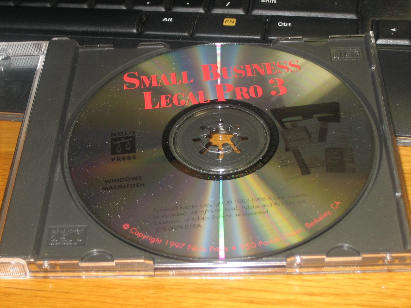 CD-ROM Small Business Legal Pro 3 1997 Windows & Mac PCs Nolo Press