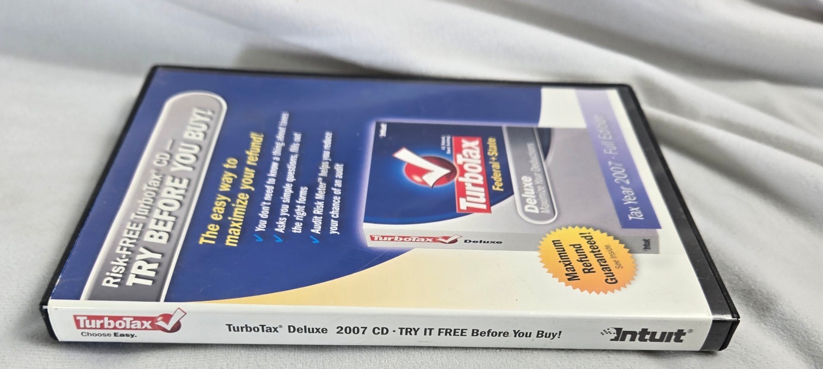 TurboTax Software Lot of 3 TurboTax Basic for 2003 and Deluxe for 2006 and 2007