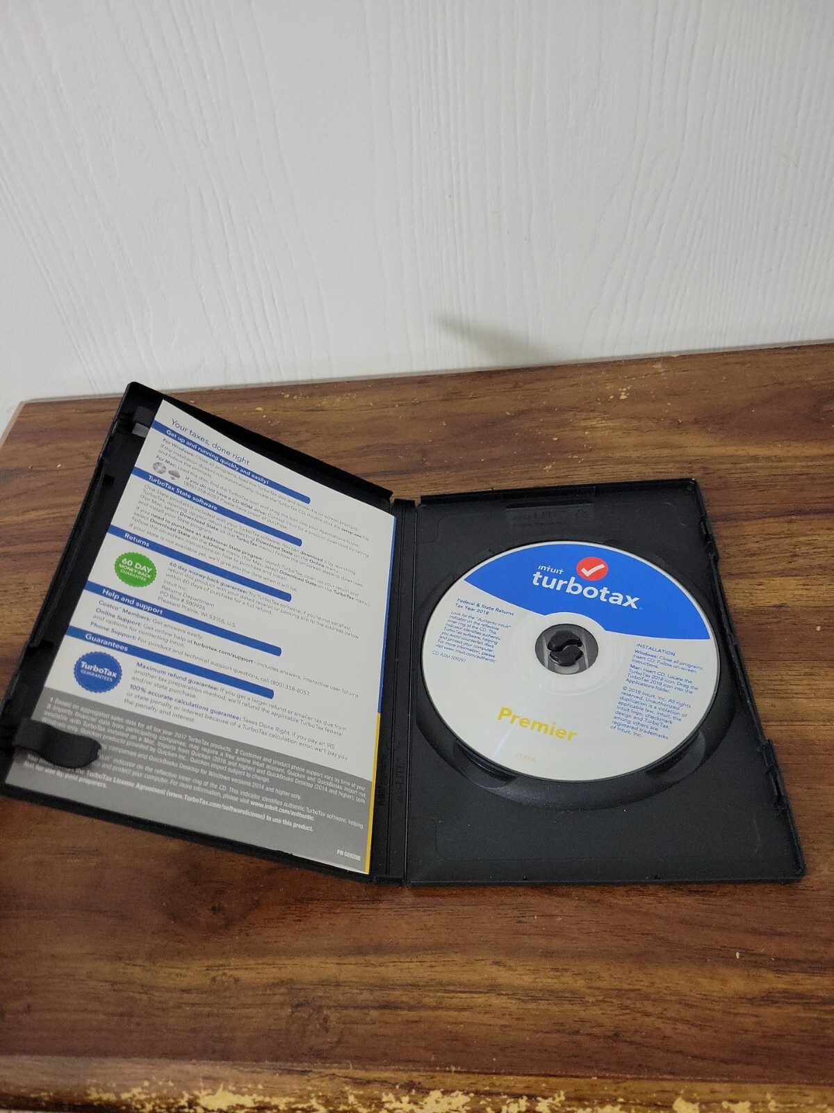 USED 2018 TurboTax Premier Investments & Rental Property, Fed & State Income Tax