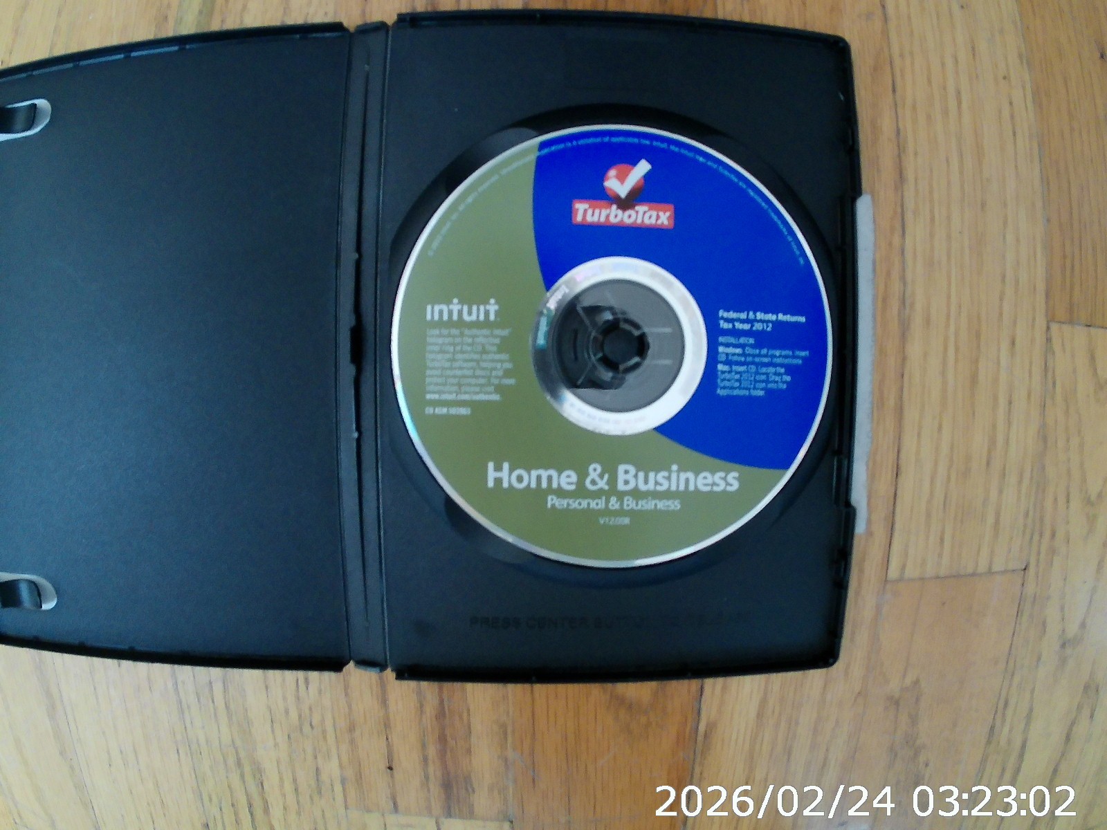 Intuit TurboTax 2012: Home & Business, Federal Returns for Windows & Mac USED