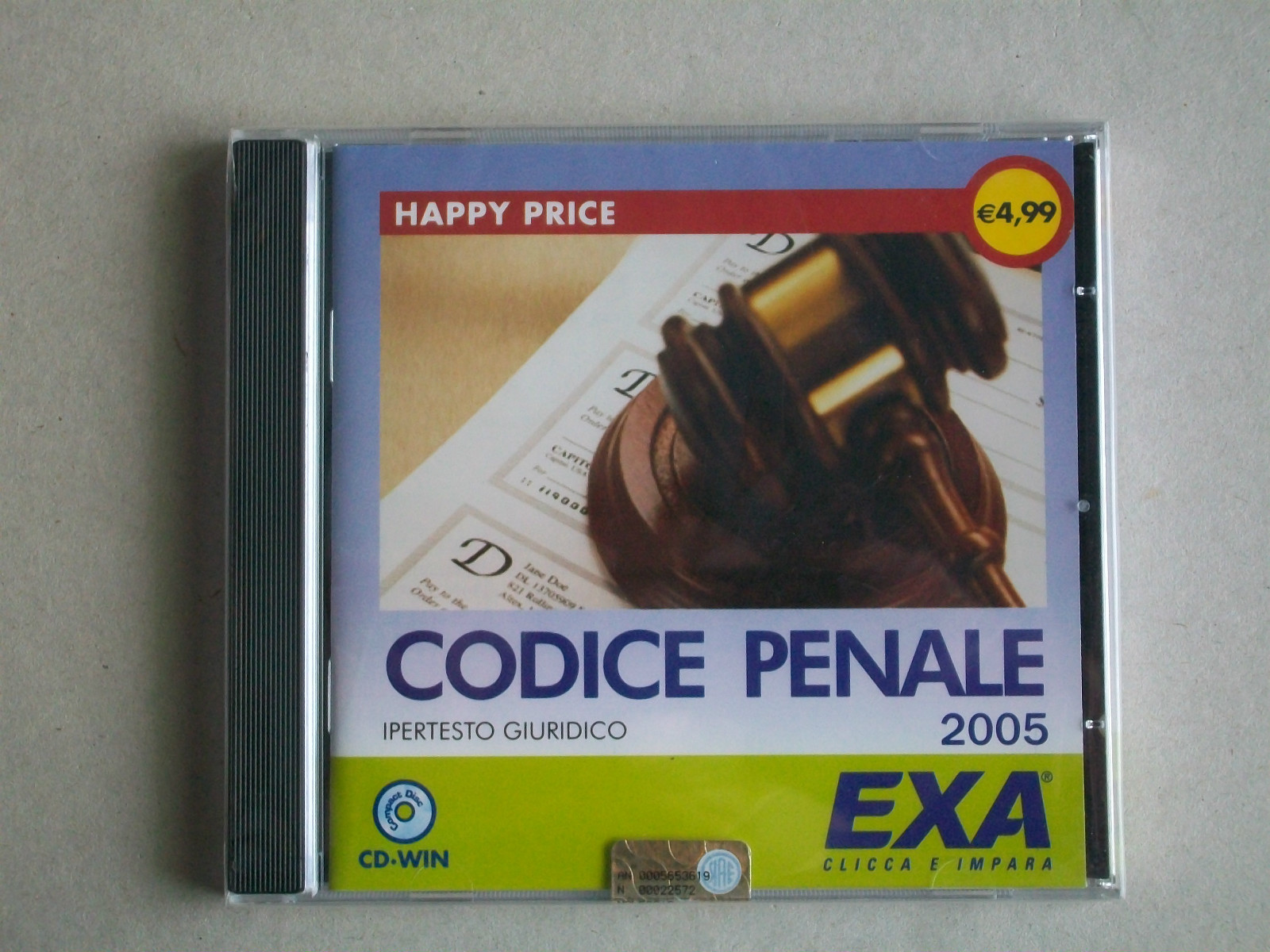 PENAL CODE 2005 – legal hypertext – cd rom NEW