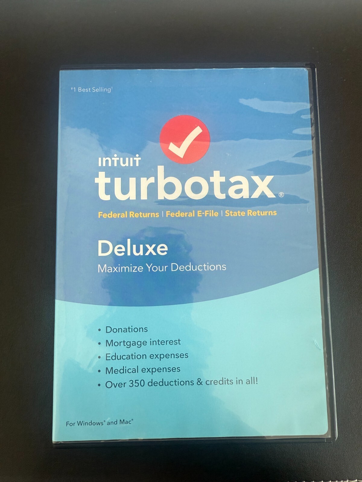 Turbotax 2018 Deluxe Federal + State Returns & Federal E-File for Windows & MAC