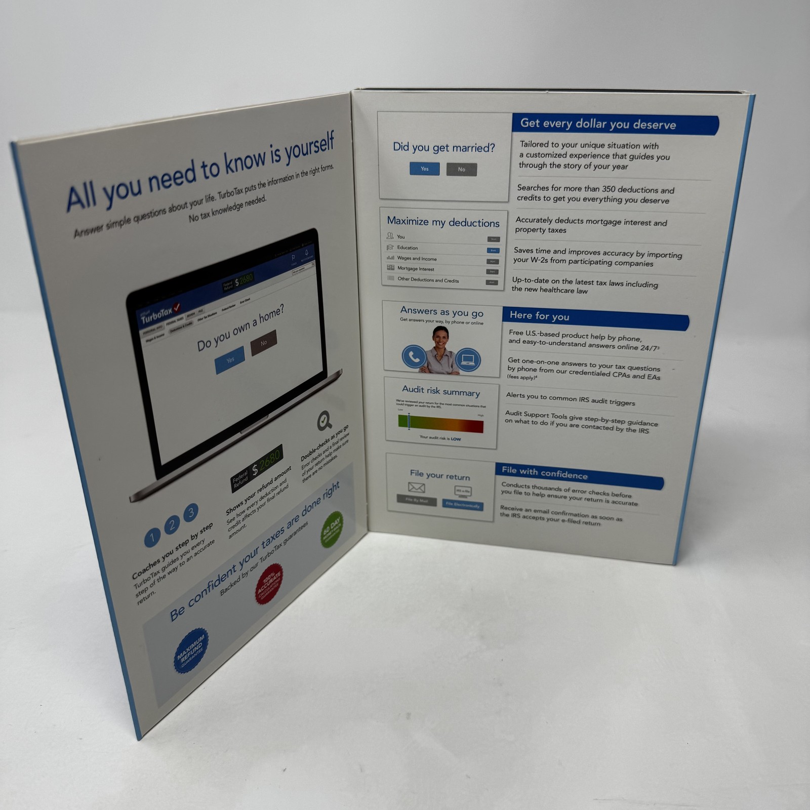 Intuit TurboTax Deductions & Homeowners Federal Returns E-File Windows