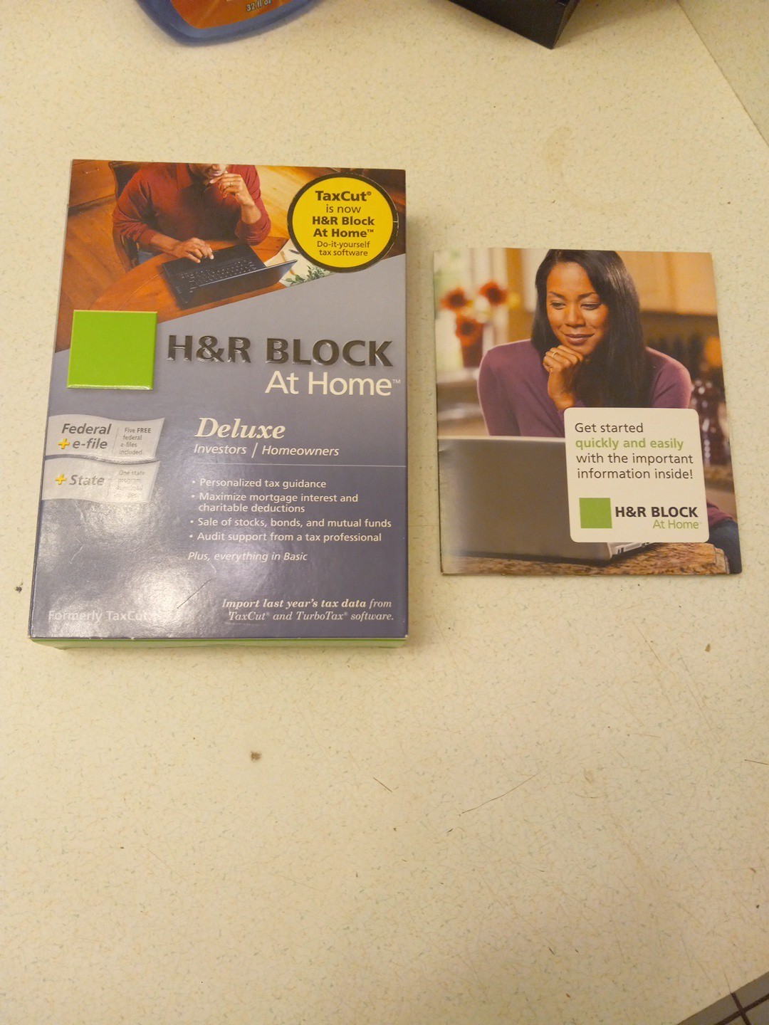 H&R Block at Home 2009 Deluxe Investors/Homeowners for Windows & MAC