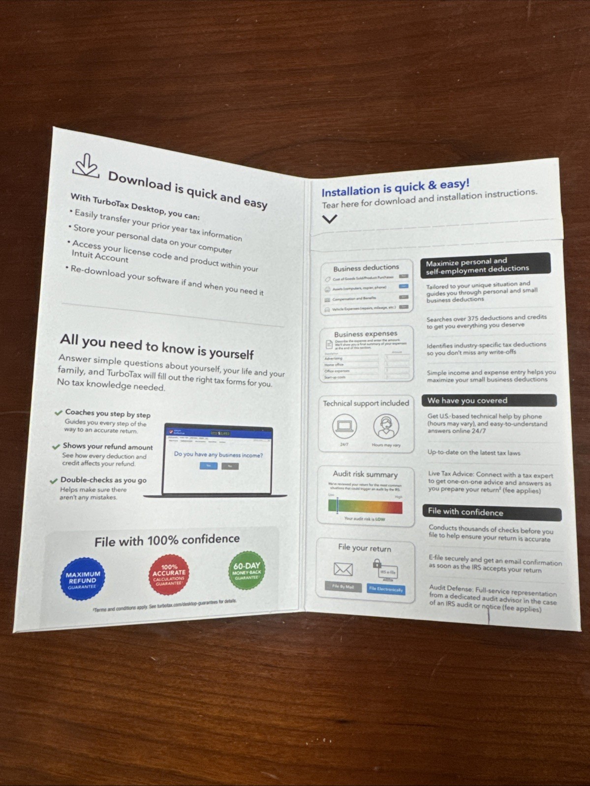 Turbo Tax Home & Business 2025 Unopened NUMBER KEY INCLUDED & Shipped