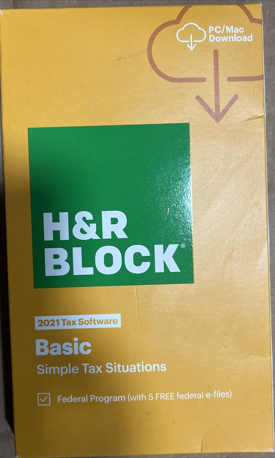 H&R Block 2021 Tax Software – Basic Tax Situations PC/MAC