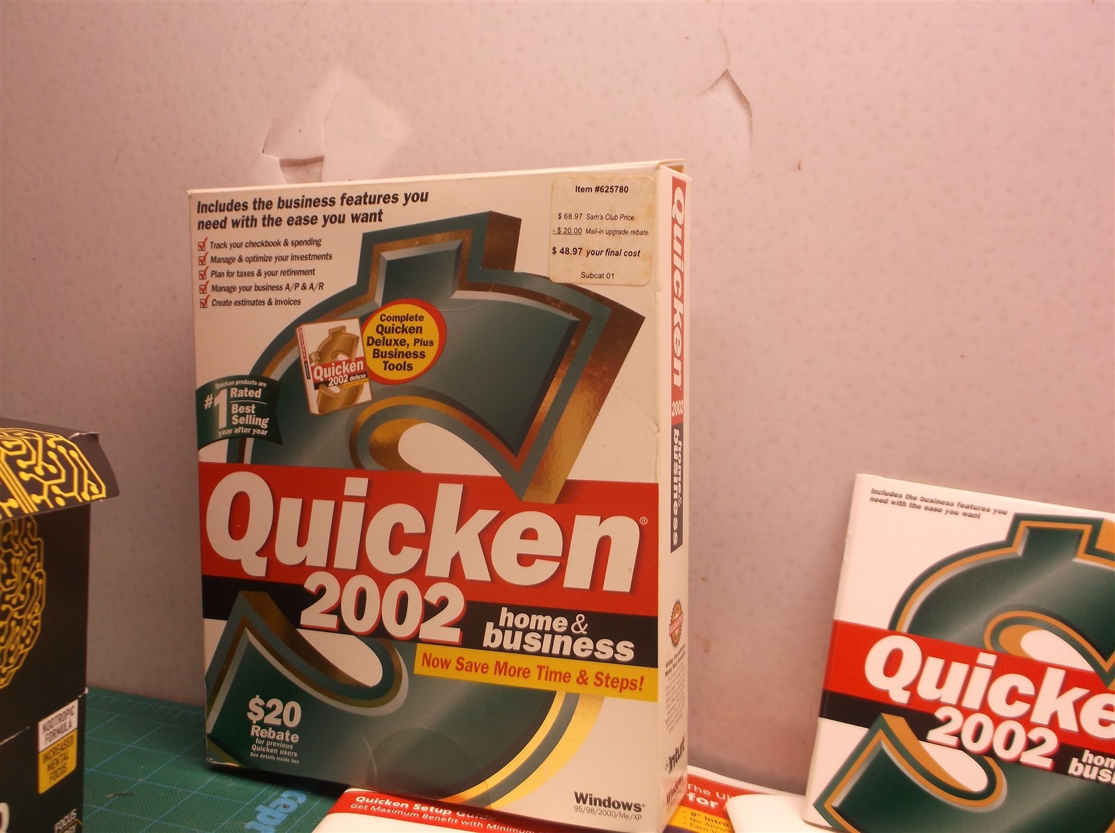 Intuit Quicken 2002 Home & Business For Windows 95/98/2000/Me/XP