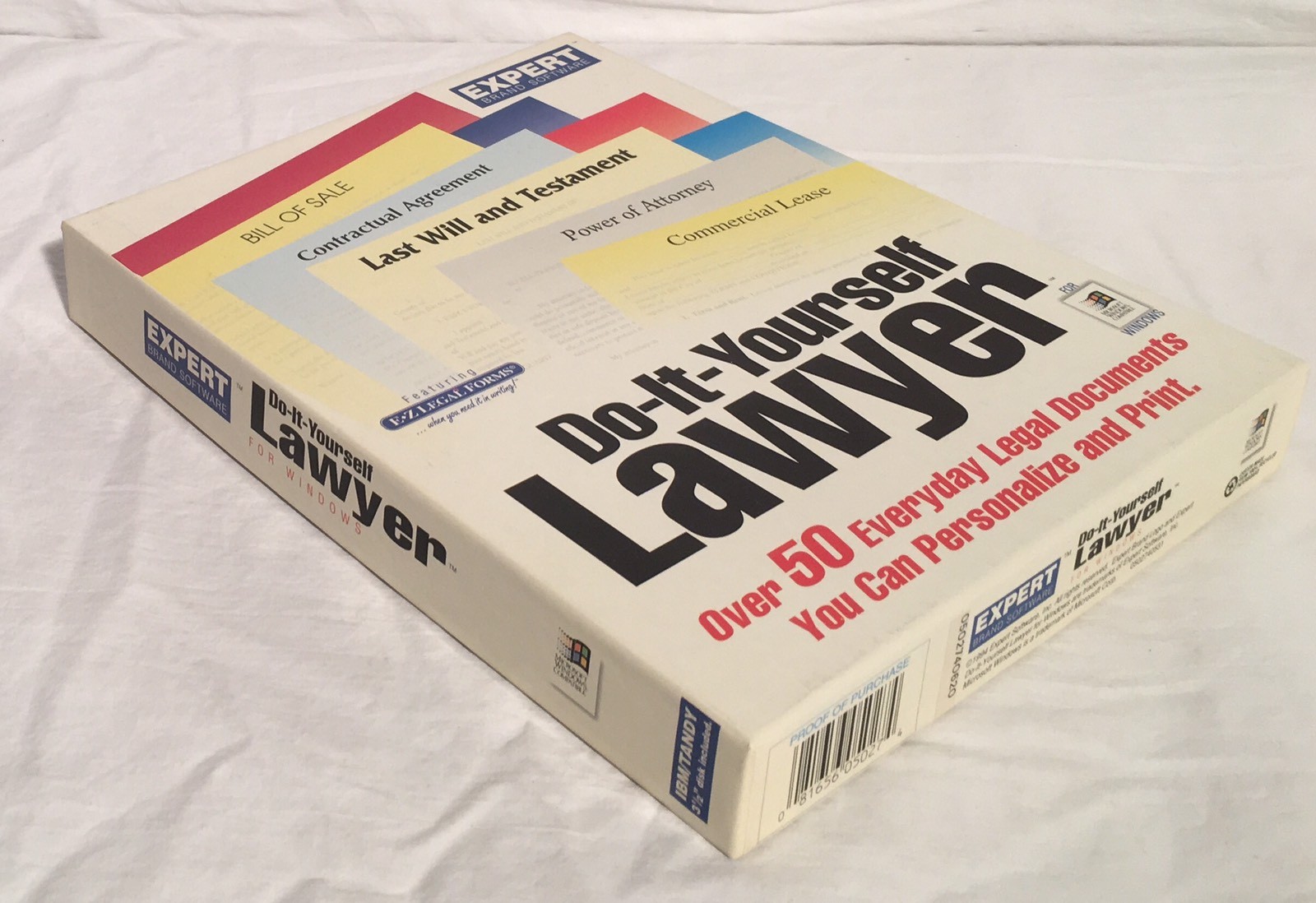 DO-IT-YOURSELF LAWYER 3.5″ Disk Windows 3.1 Expert Software Boxed W/ Manual