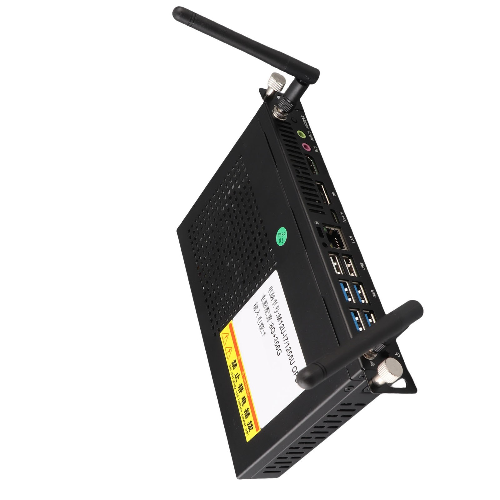 Small PC 8GB DDR4 256GB SSD 12th 13th Gen Mobile Processor Built In Industr BJVB