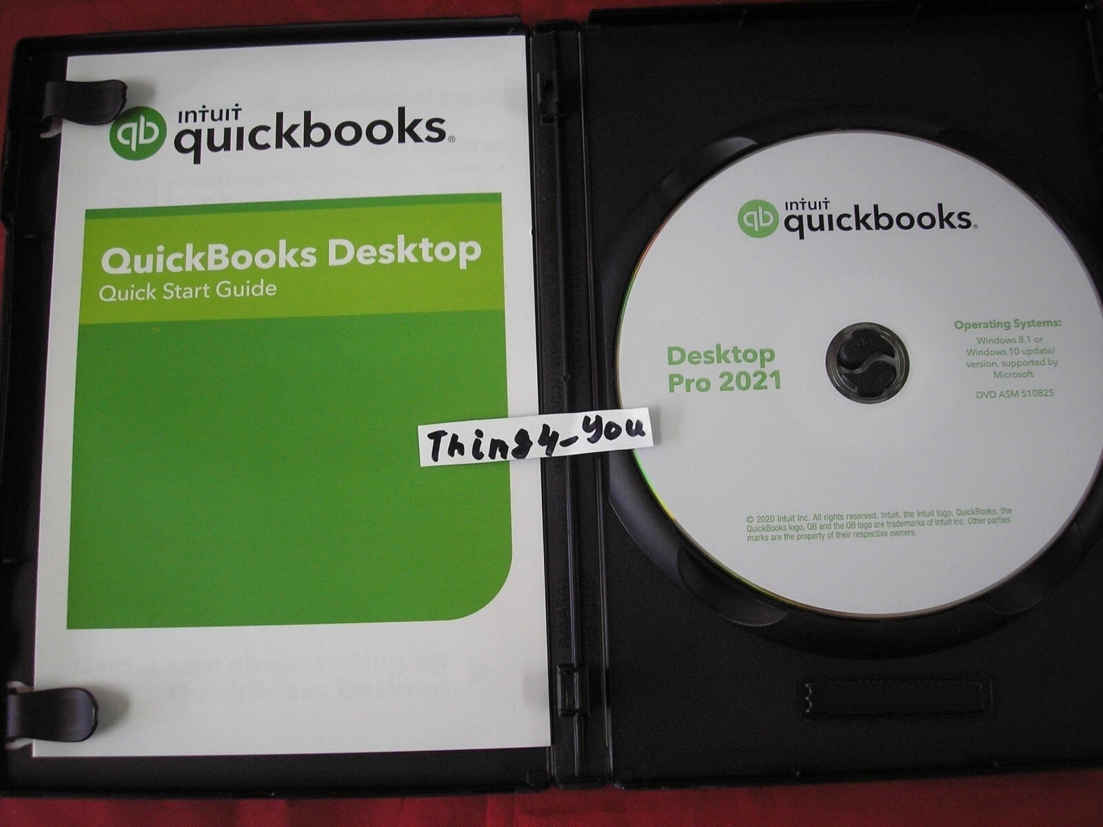 INTUIT QUICKBOOKS DESKTOP PRO 2021 FOR WINDOWS 8, 10 & 11 PC=PERMANENT VERSION=