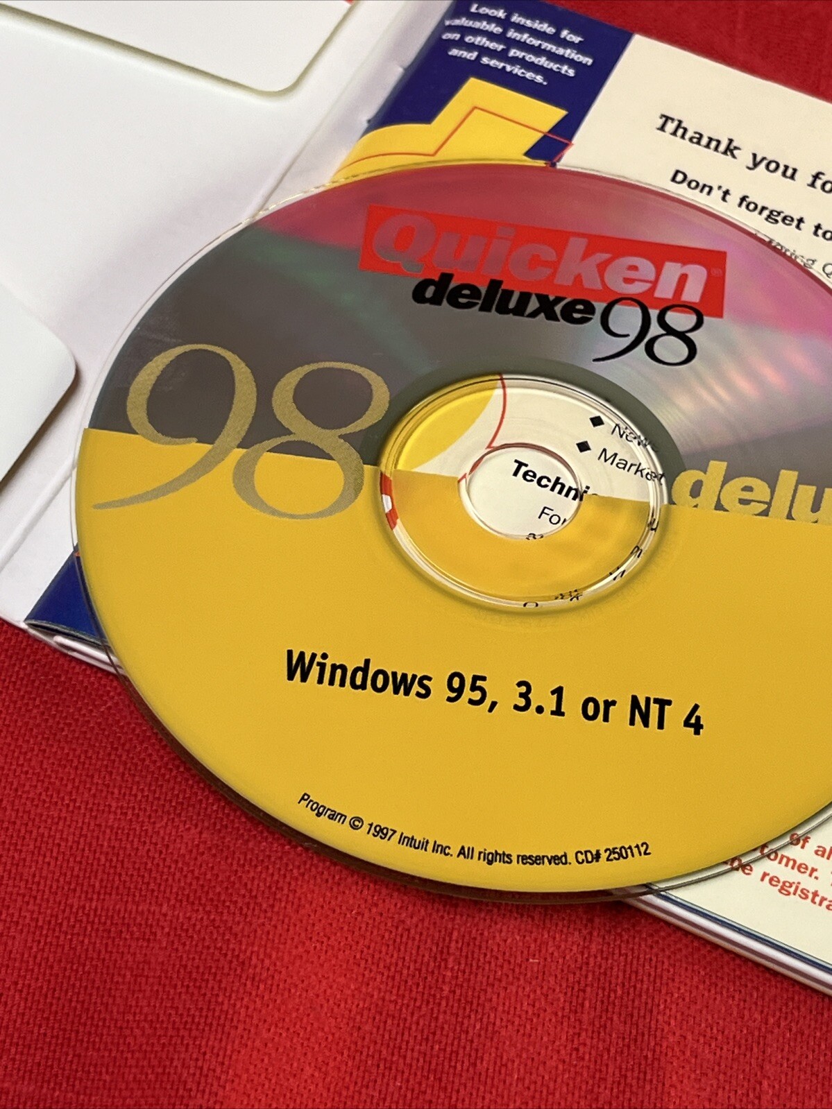 Quicken financial planner Suite 98, Family, Lawyer, Deluxe Windows Software