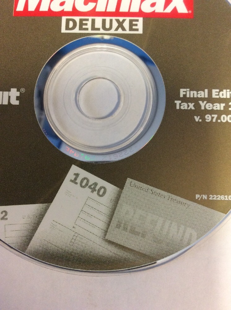 Intuit Quicken MacInTax Deluxe 1997 Final Edition v. 97.00a Mac