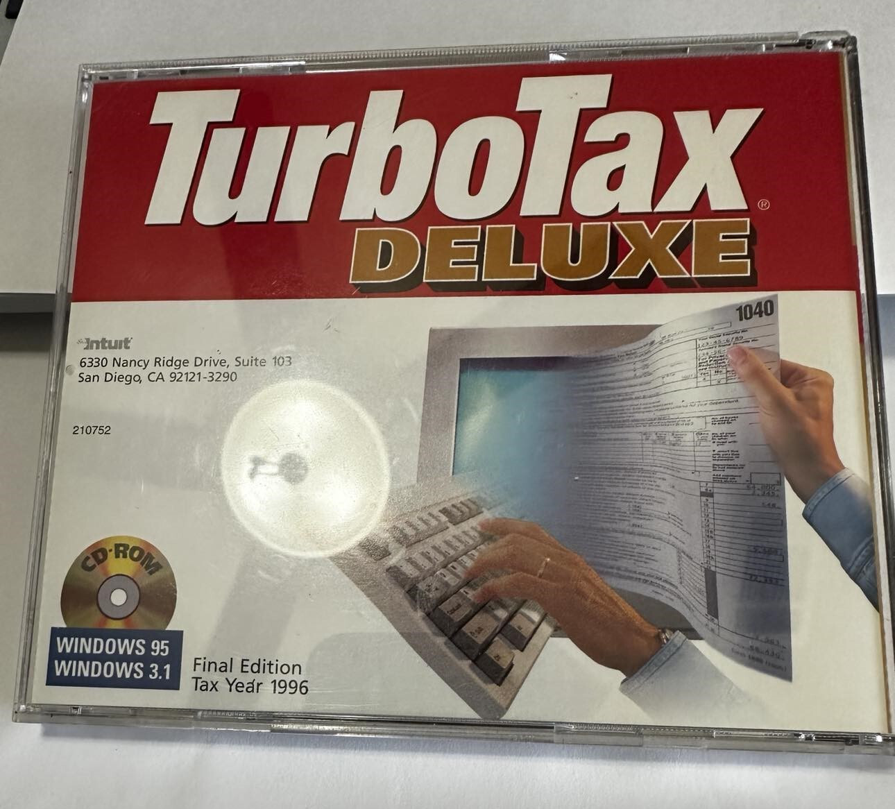 TurboTax Deluxe Final Edition 1996