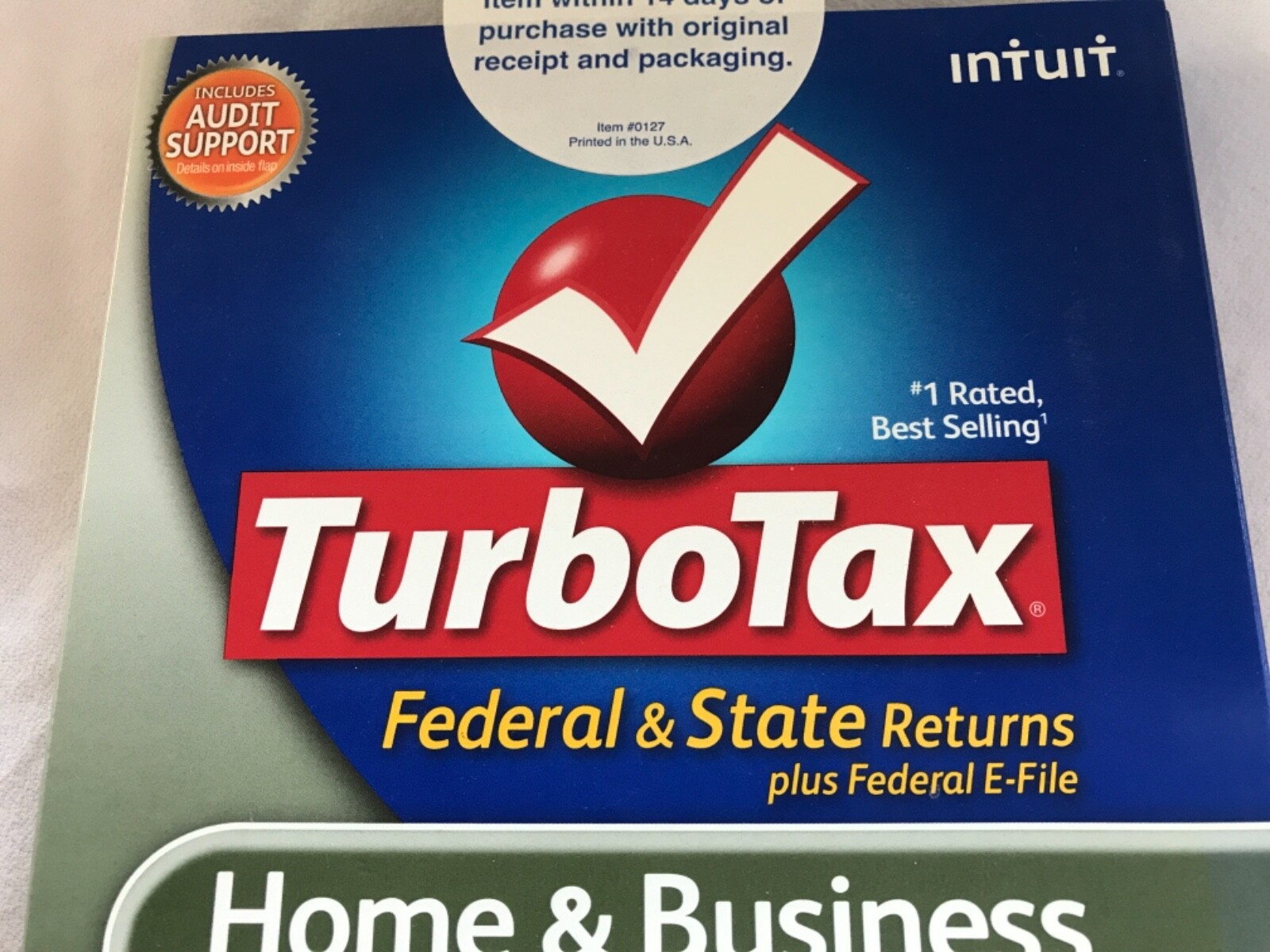2010 TURBO TAX FED & ST. RETURNS HOME & BUSINESS SCHEDULE C SINGLE MEMBER LLC