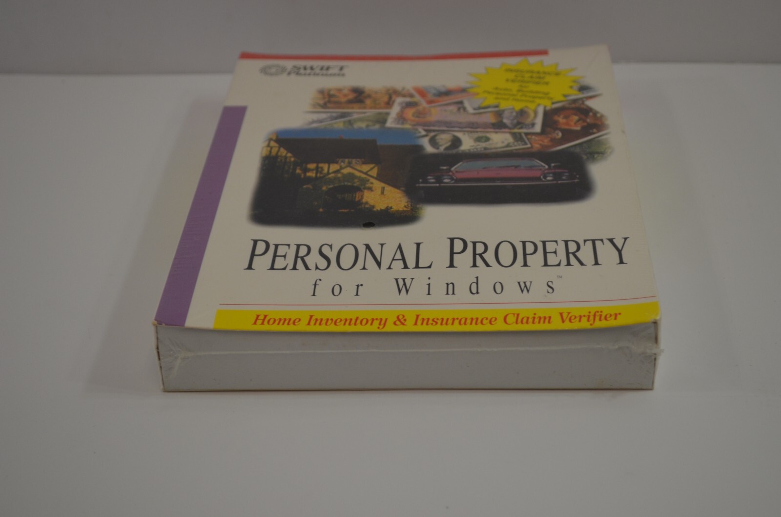 Swift Platinum Personal Property for Windows Software 1994 SEALED Vintage Cosmi