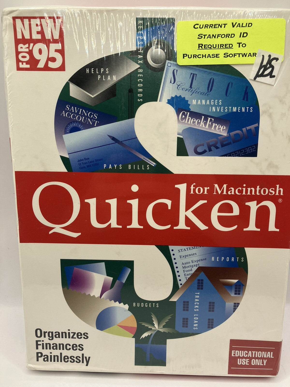 Vintage Intuit Quicken for Windows 1995 New Sealed