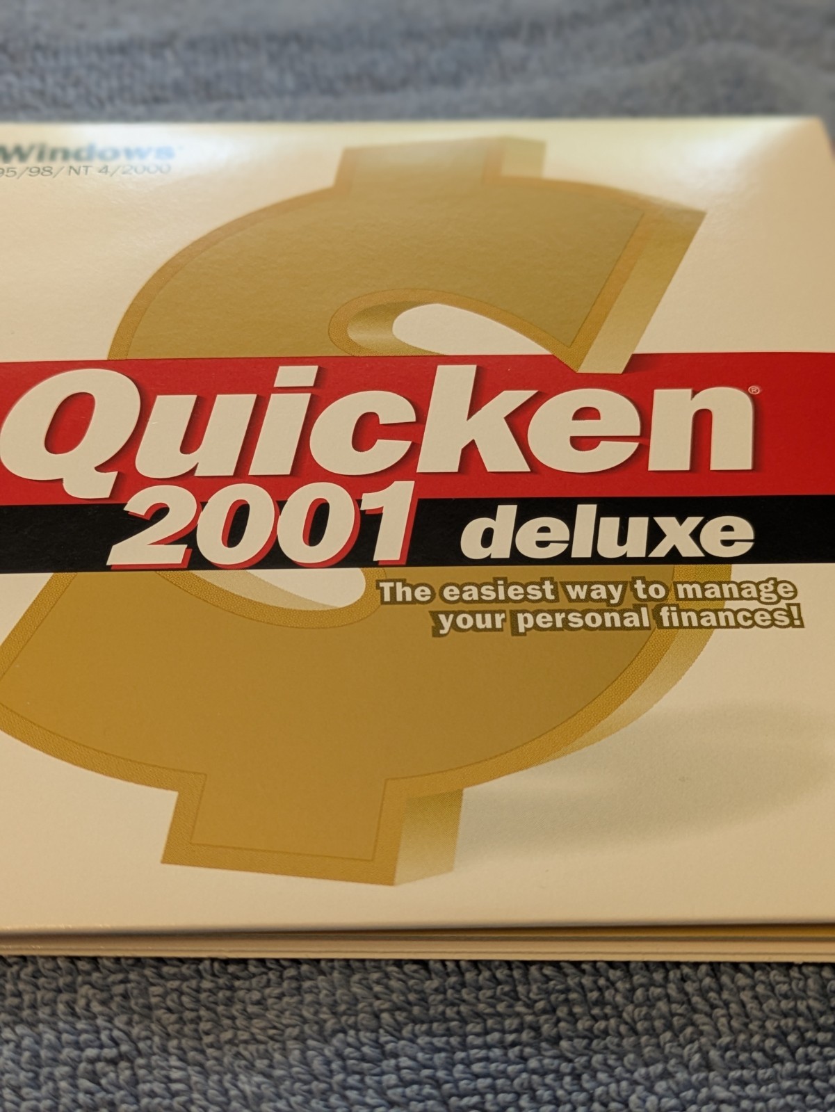 Intuit Quicken Deluxe 2001 for Windows ’95/’98/NT4/’00