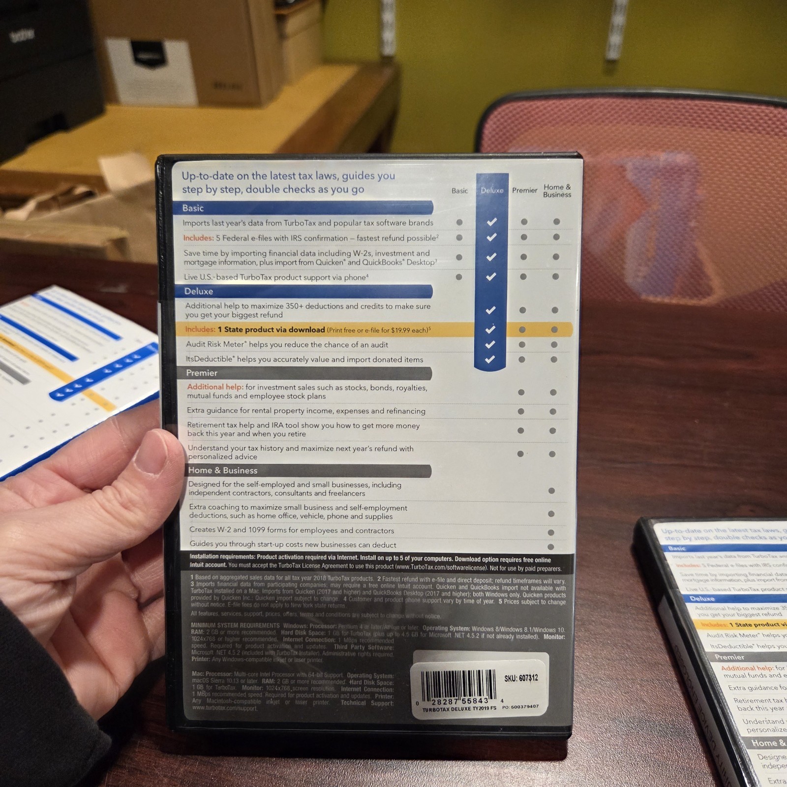 2 Intuit Turbotax Deluxe “Maximize Your Deductions” Computer Cd