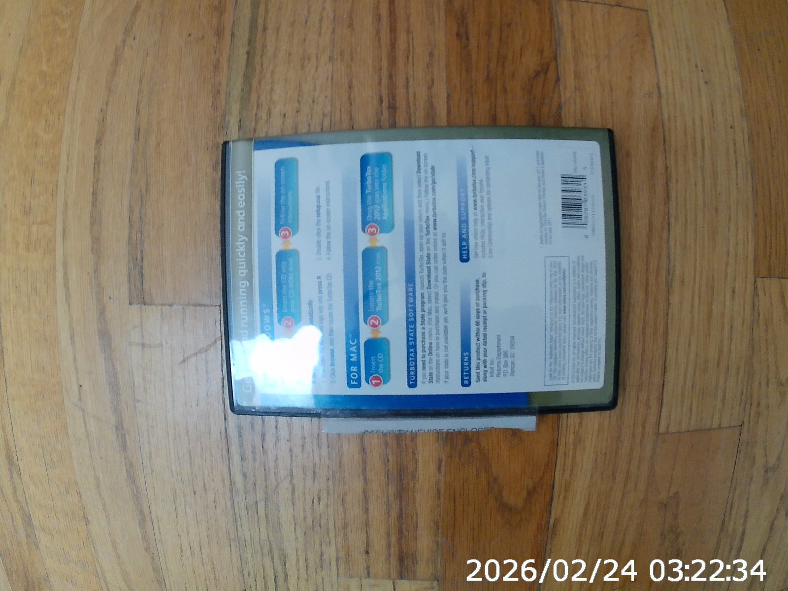 Intuit TurboTax 2012: Home & Business, Federal Returns for Windows & Mac USED