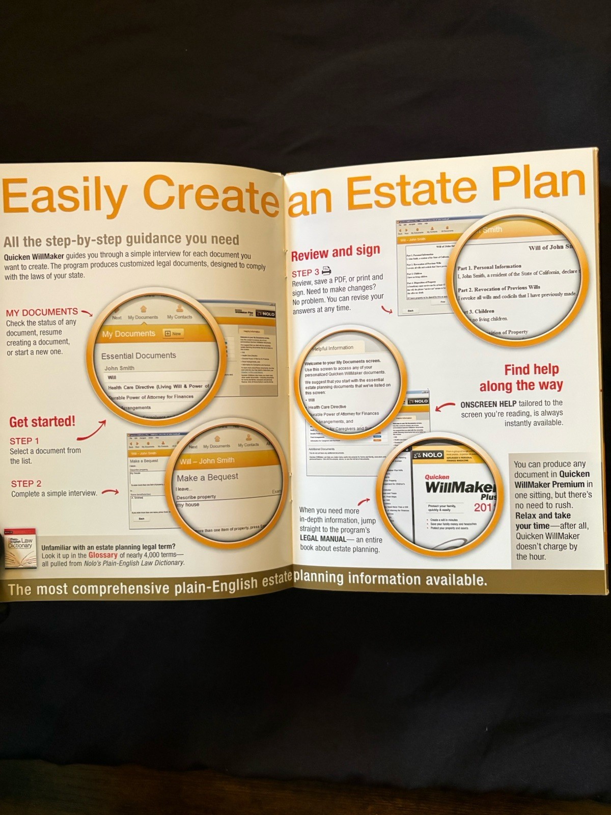 Quicken Nolo Willmaker Premium Estate Planning Software 2012 Version
