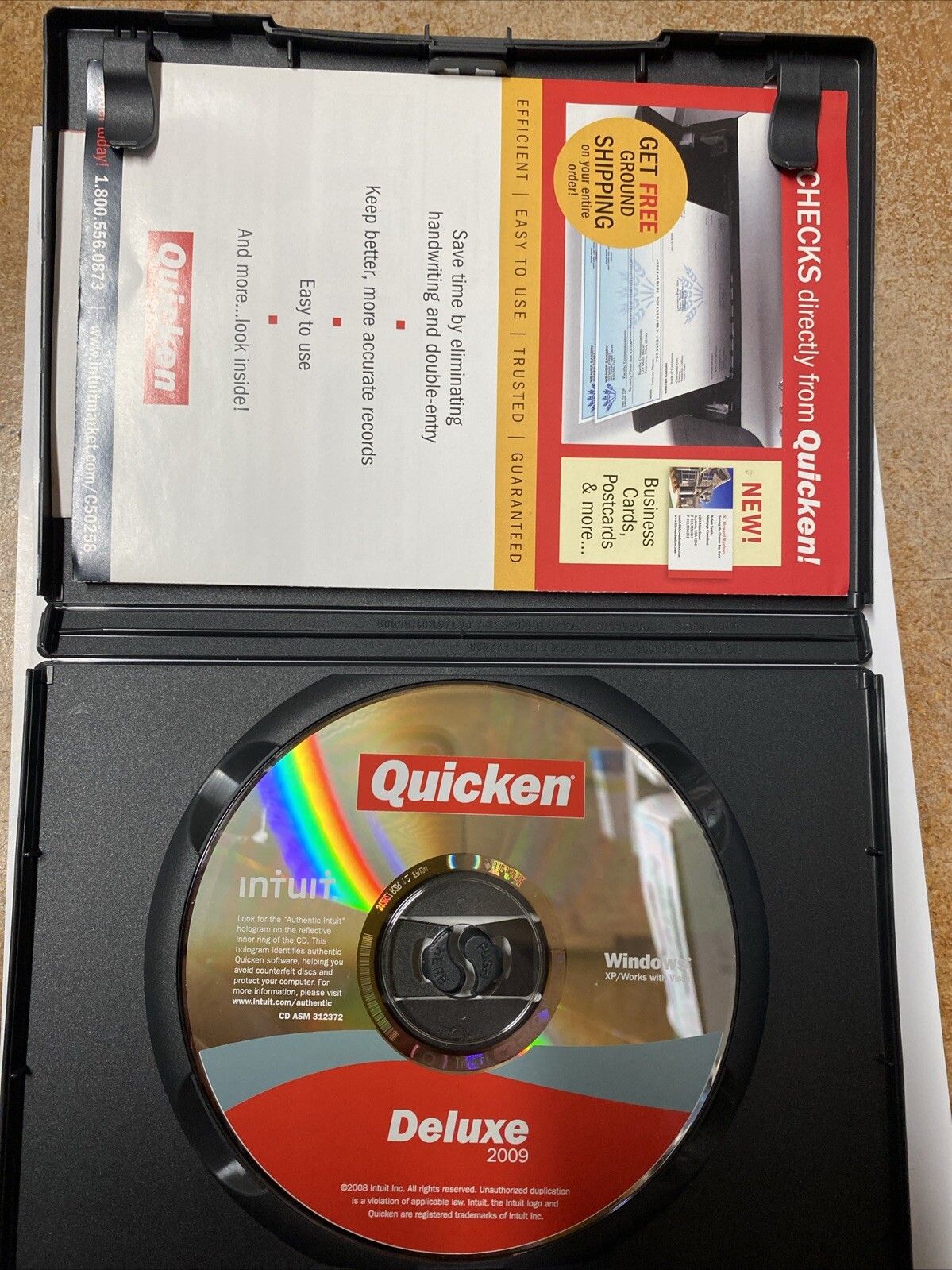Intuit Quicken Deluxe 2009 For Windows XP/Vista NOT for Win 10/11