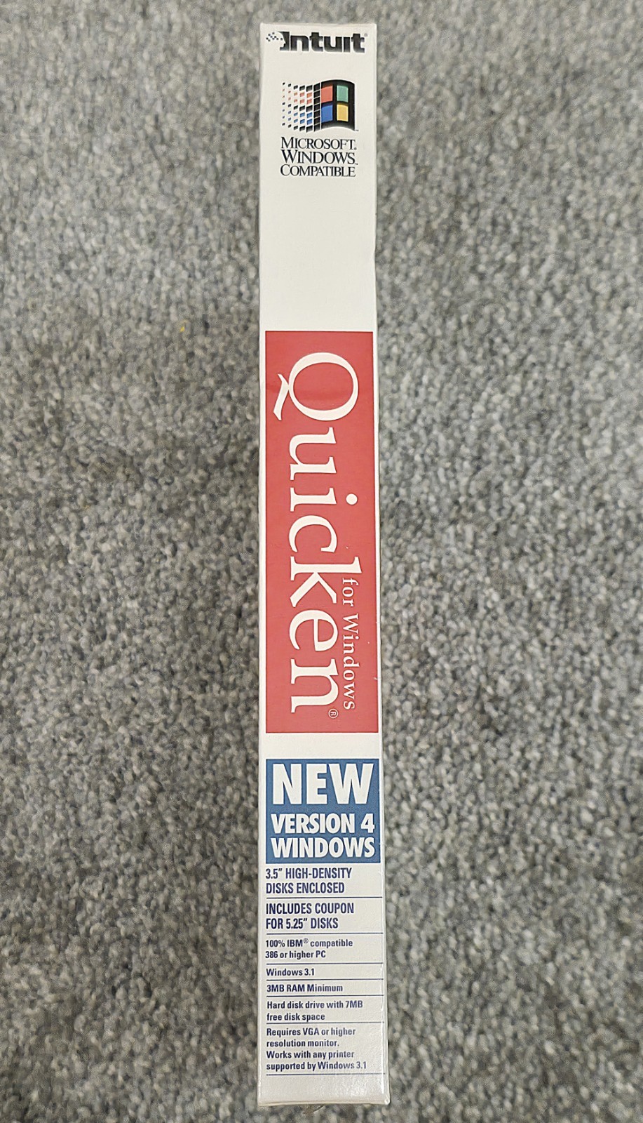 Quicken for Windows 95 Version 4 Vintage New Sealed 3.5 High Density Disks New