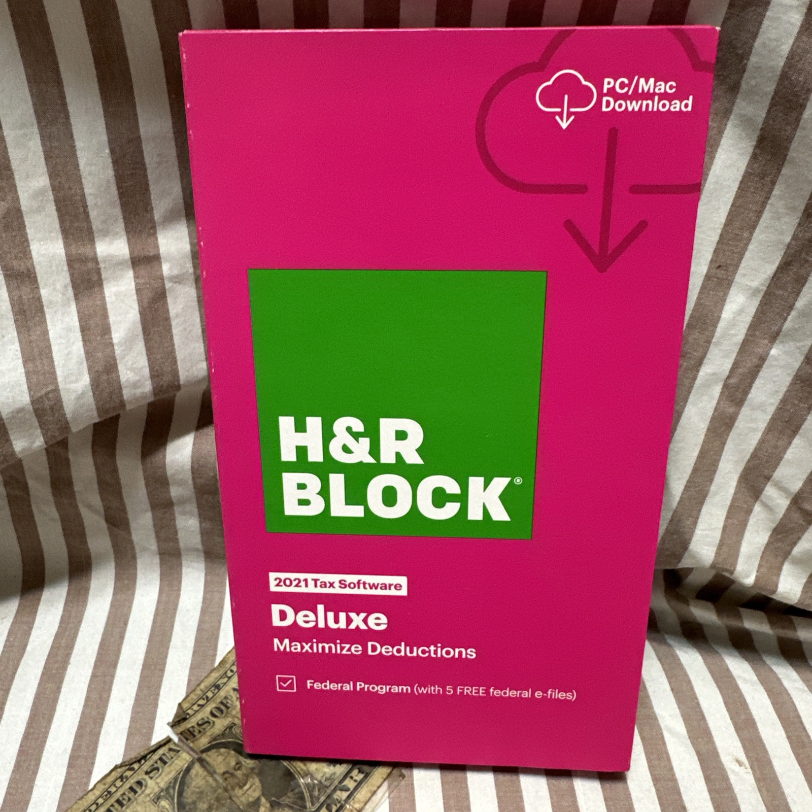 2021 H&R Block Tax Software Deluxe – Windows Mac OS turbotax NO STATE 2021 USA