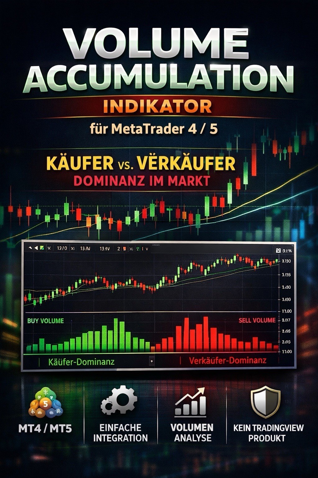 NEW!!! 📊 Volume Accumulation Indikator für MetaTrader 4 MT4